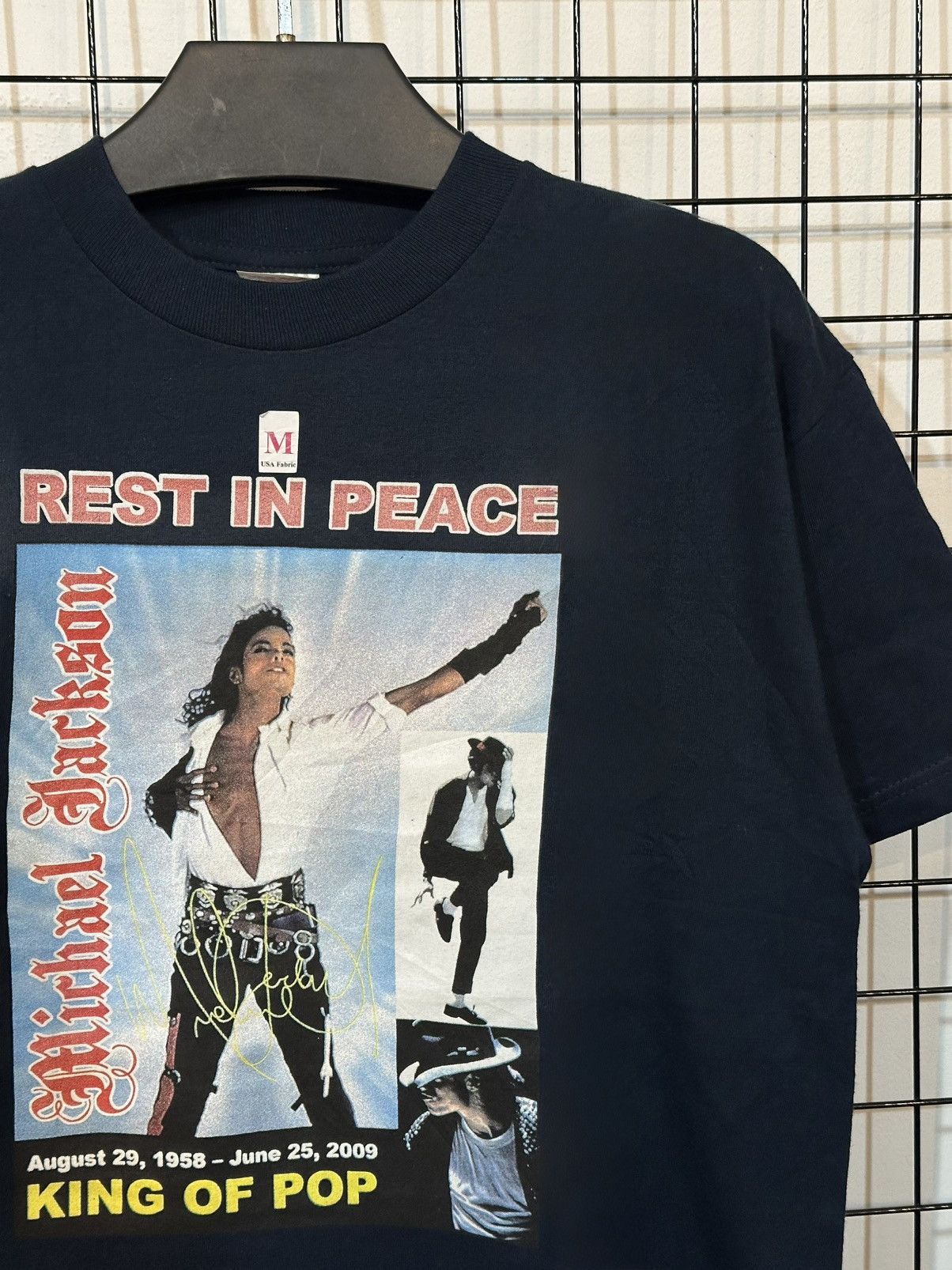 Alstyle Vintage y2k Michael Jackson "King of Pop" Tee Size US M / EU 48-50 / 2 - 2 Thumbnail