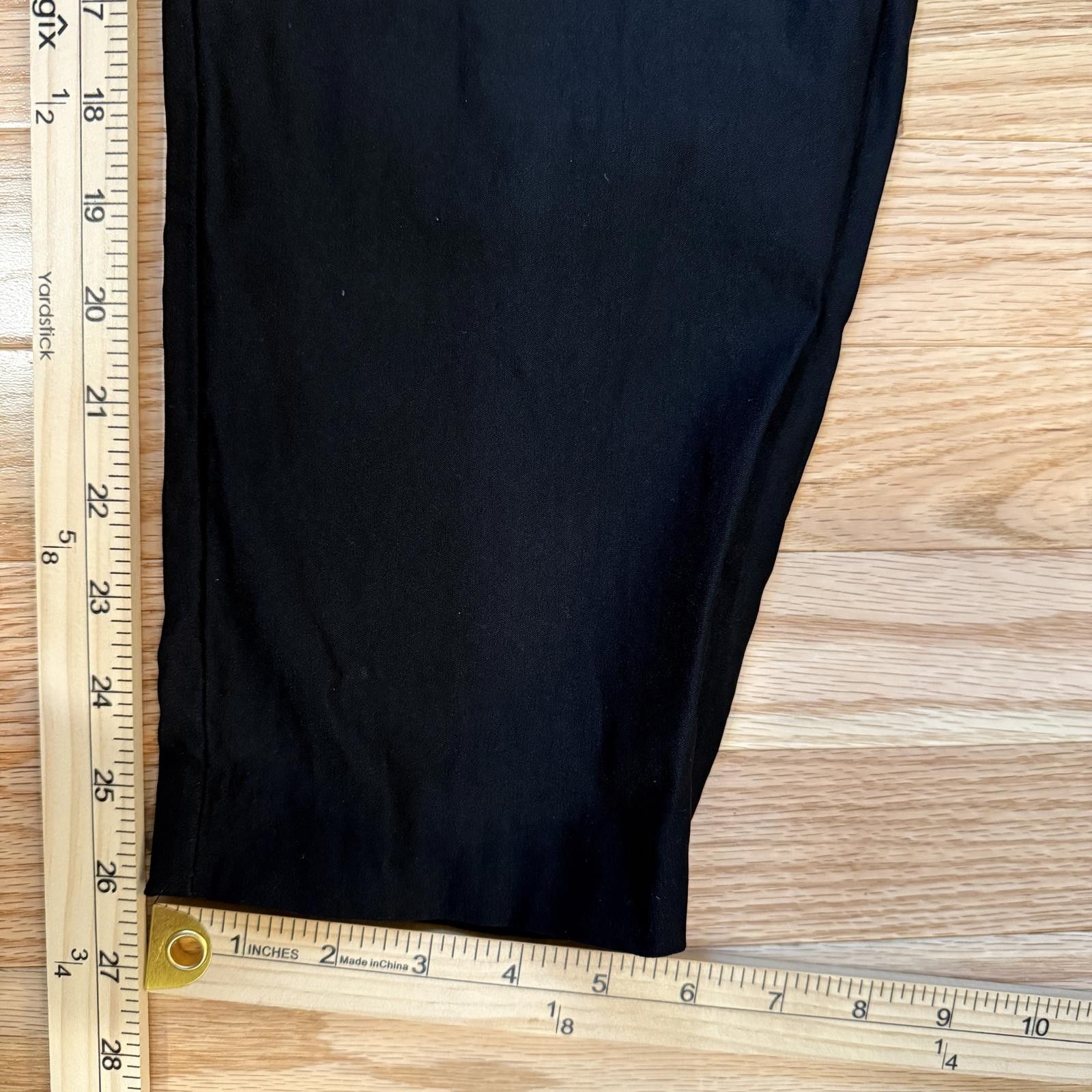 Tribal Streetwear Tribal black pull-on ankle pants ponte workwear – women’s 14 Size 36" / US 14 / IT 50 - 4 Thumbnail