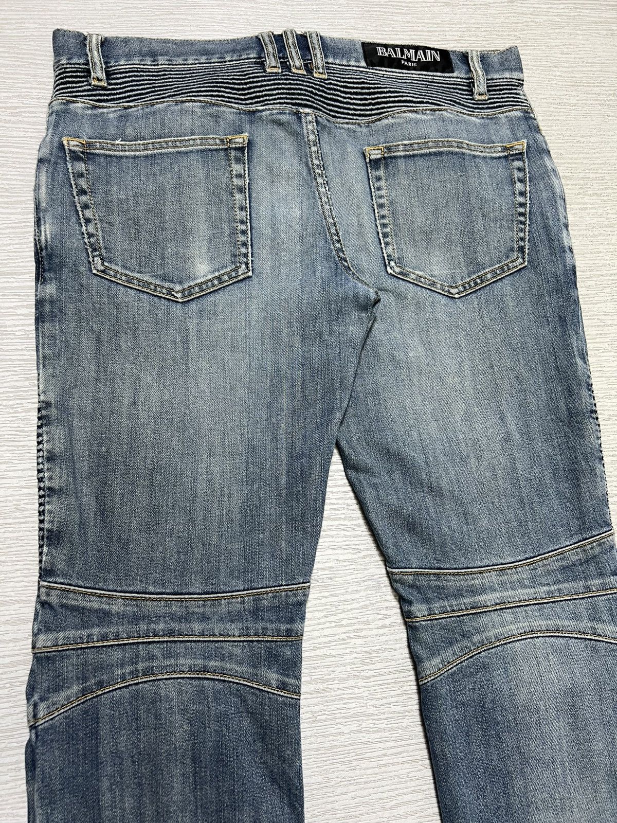 Balmain Balmain - Christophe Decarnin - Washed Biker Jeans Size US 32 / EU 48 - 11 Thumbnail