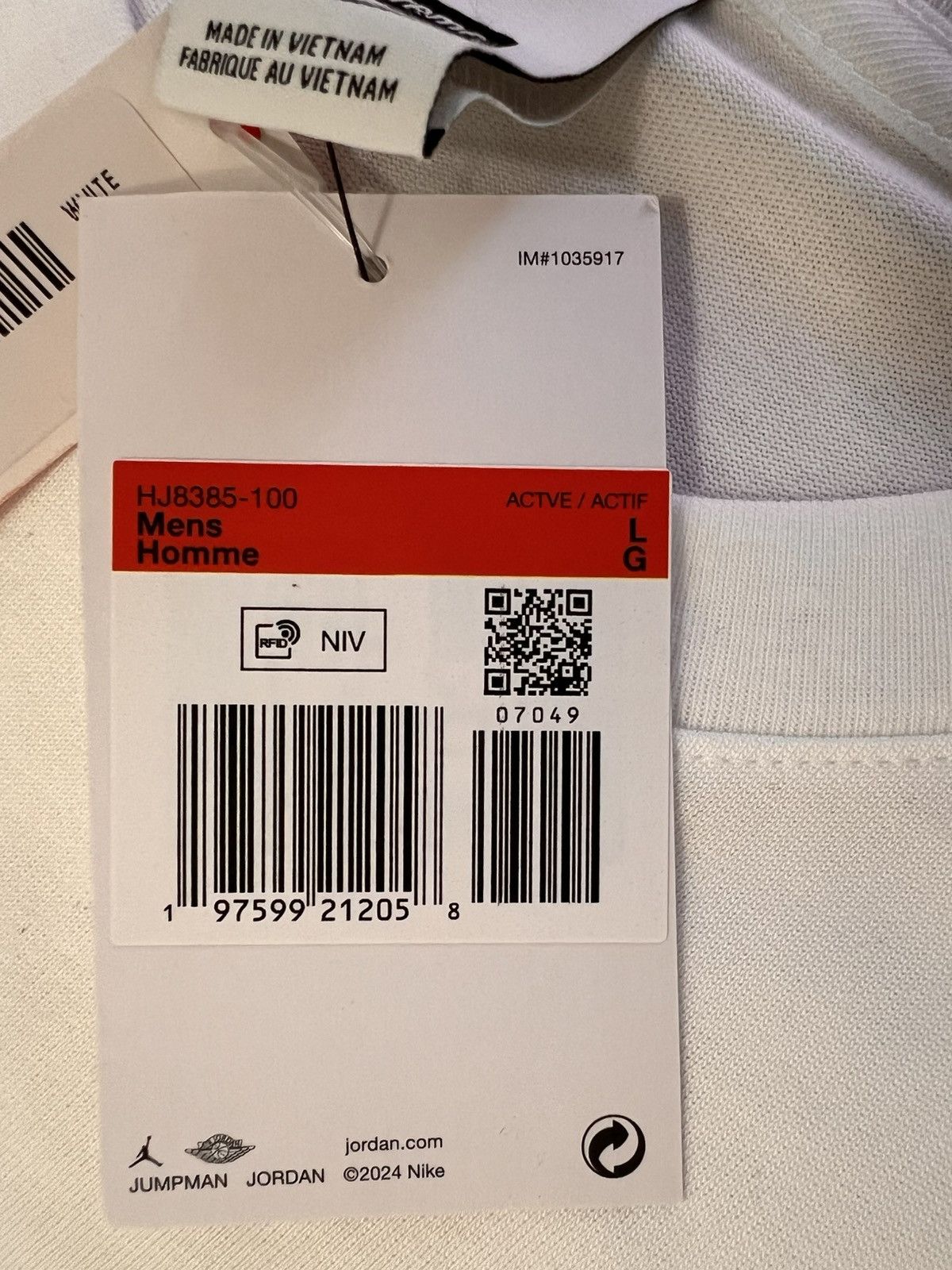 Jordan Brand Supreme Jordan Biggie Notorious BIG tee Tshirt white photo Size US L / EU 52-54 / 3 - 10 Thumbnail