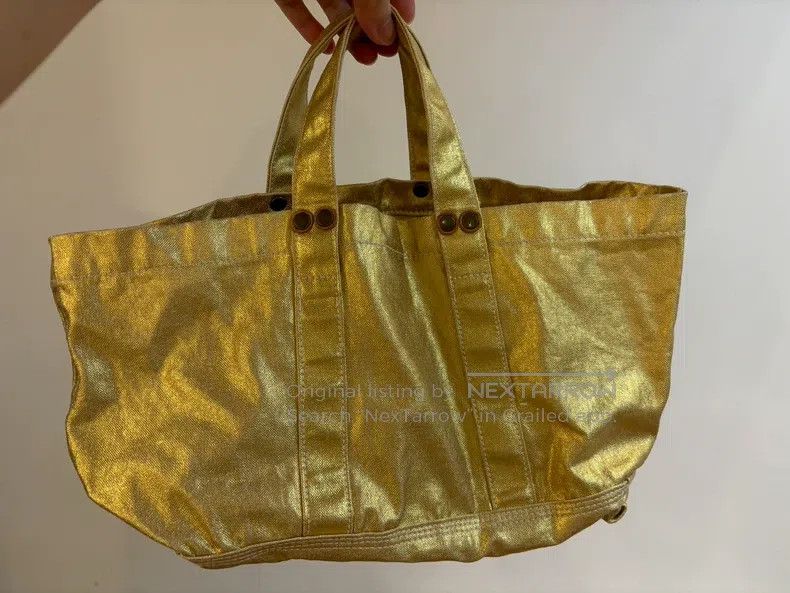 Kapital Kapital 22SS new gold aluminum foil coated canvas handbag Size ONE SIZE - 1 Thumbnail