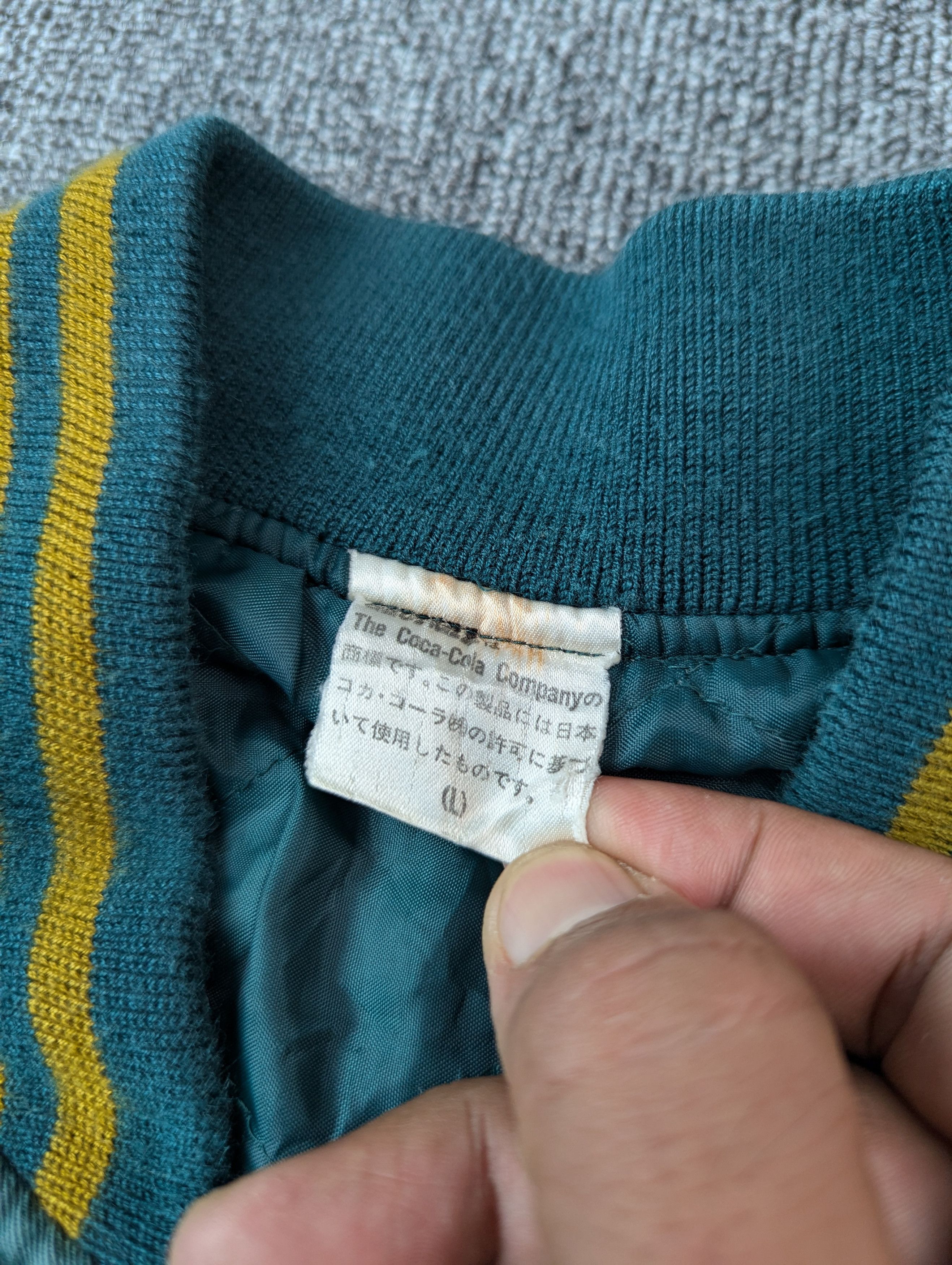 Other Vintage 90s Georgia Quality Coffe By Coca Cola Bomber Jacket Size US L / EU 52-54 / 3 - 8 Thumbnail