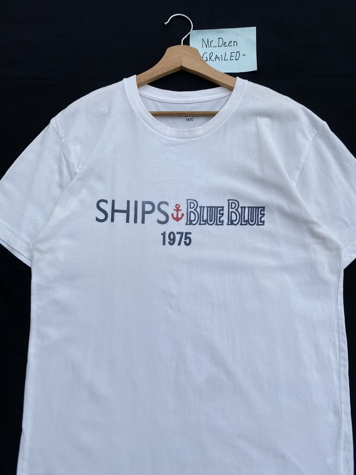 Blue Blue Japan Rare Vintage SHIPS Blue Blue 1975 Tshirt Size US L / EU 52-54 / 3 - 2 Thumbnail
