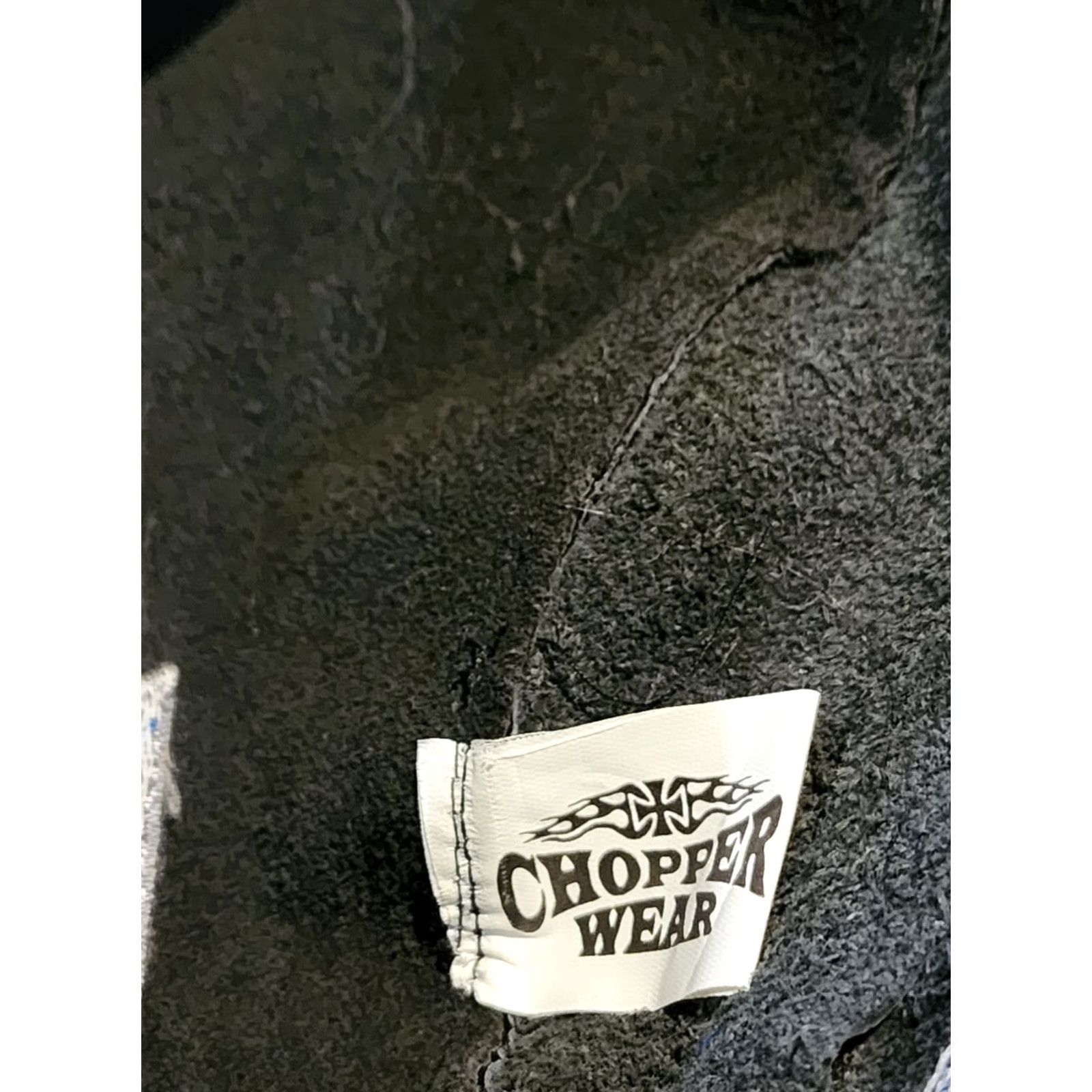 Vintage Chopper Wear Leather Skull Cap Men Black Embroidered Skull Hat One Size Men’s Skull Cap Black Leather Size ONE SIZE - 8 Thumbnail