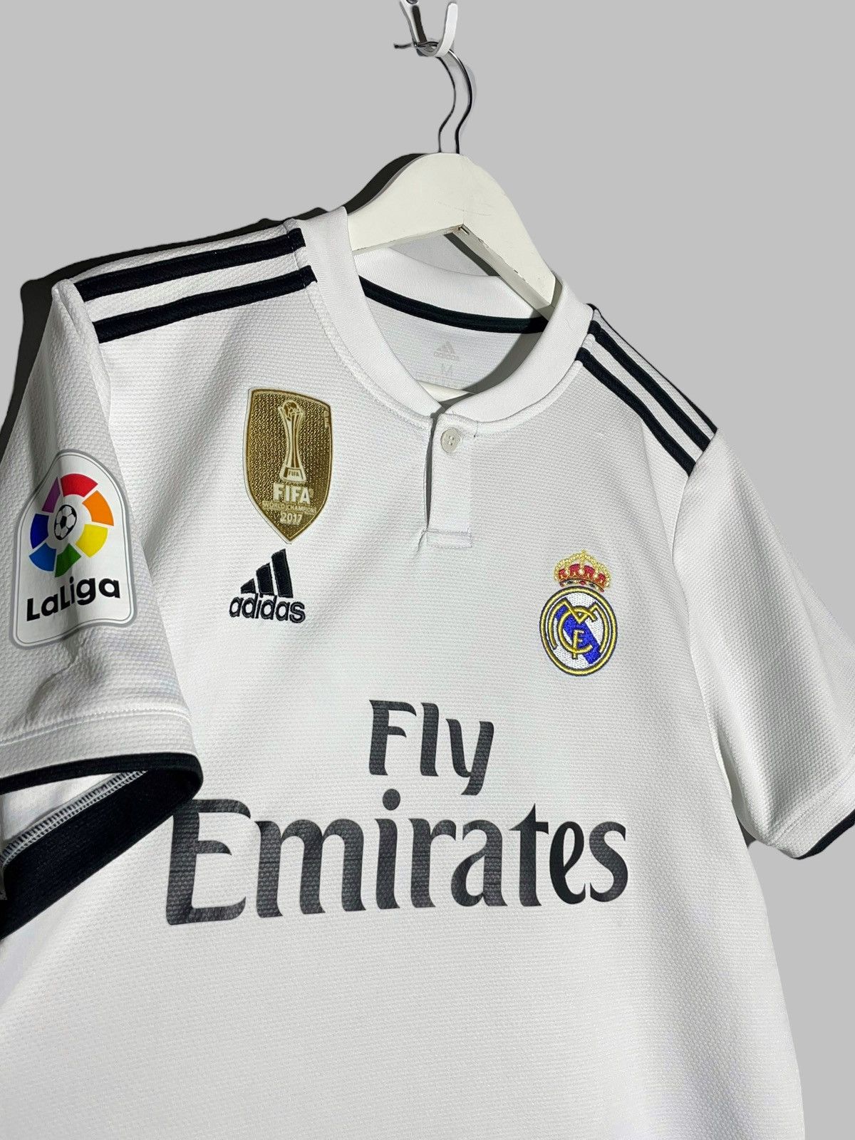Adidas #20 Marco Asensio Real Madrid Adidas 2018/19 Home Jersey Size US M / EU 48-50 / 2 - 4 Thumbnail