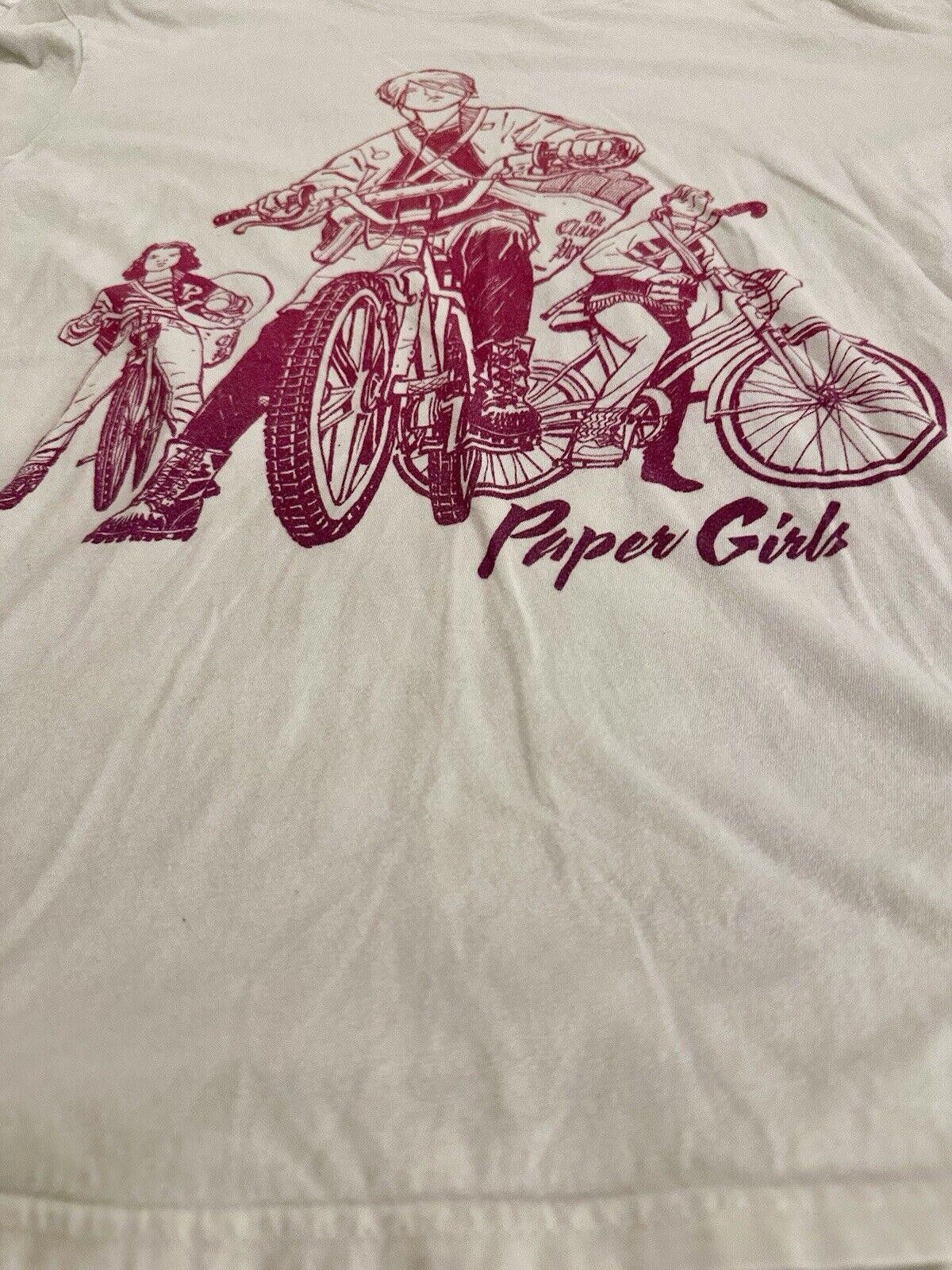 Designer Paper Girls Comic Book T-Shirt Medium White Size US M / EU 48-50 / 2 - 7 Thumbnail
