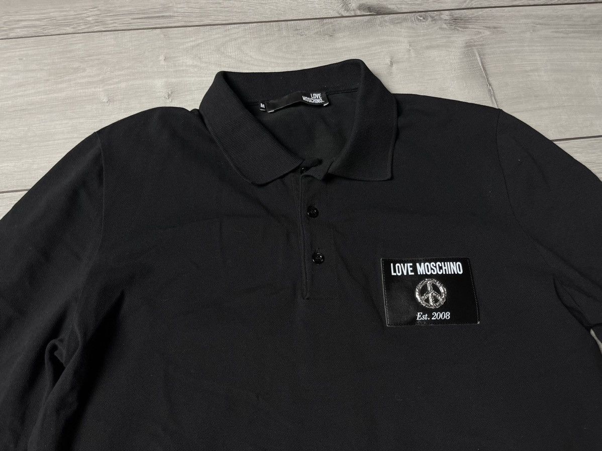 Moschino Moschino rugby long sleeve size Medium Size US M / EU 48-50 / 2 - 3 Thumbnail