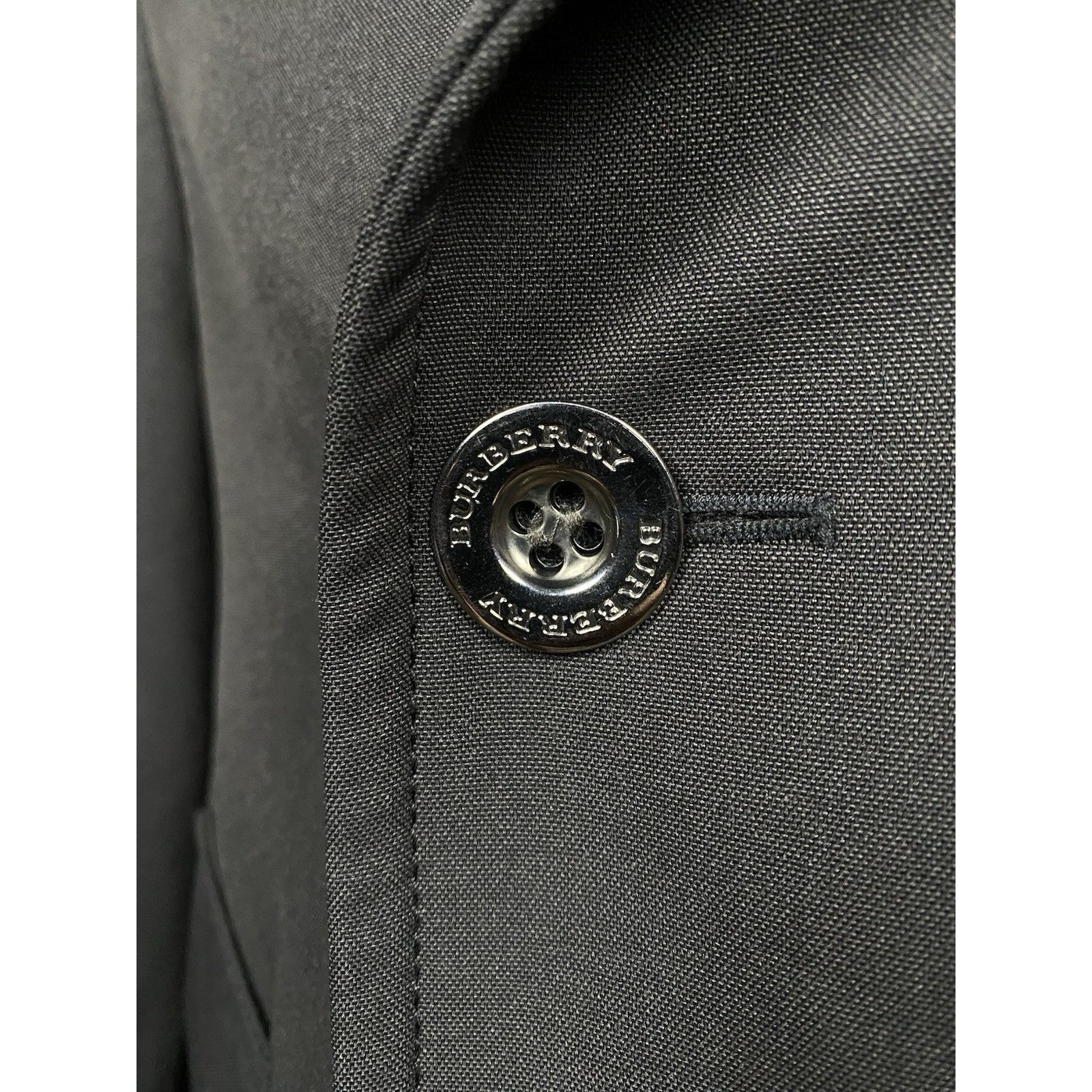 Burberry Burberry Men's Dark Gray Double Breasted Pea Coat Size M Size US M / EU 48-50 / 2 - 8 Thumbnail