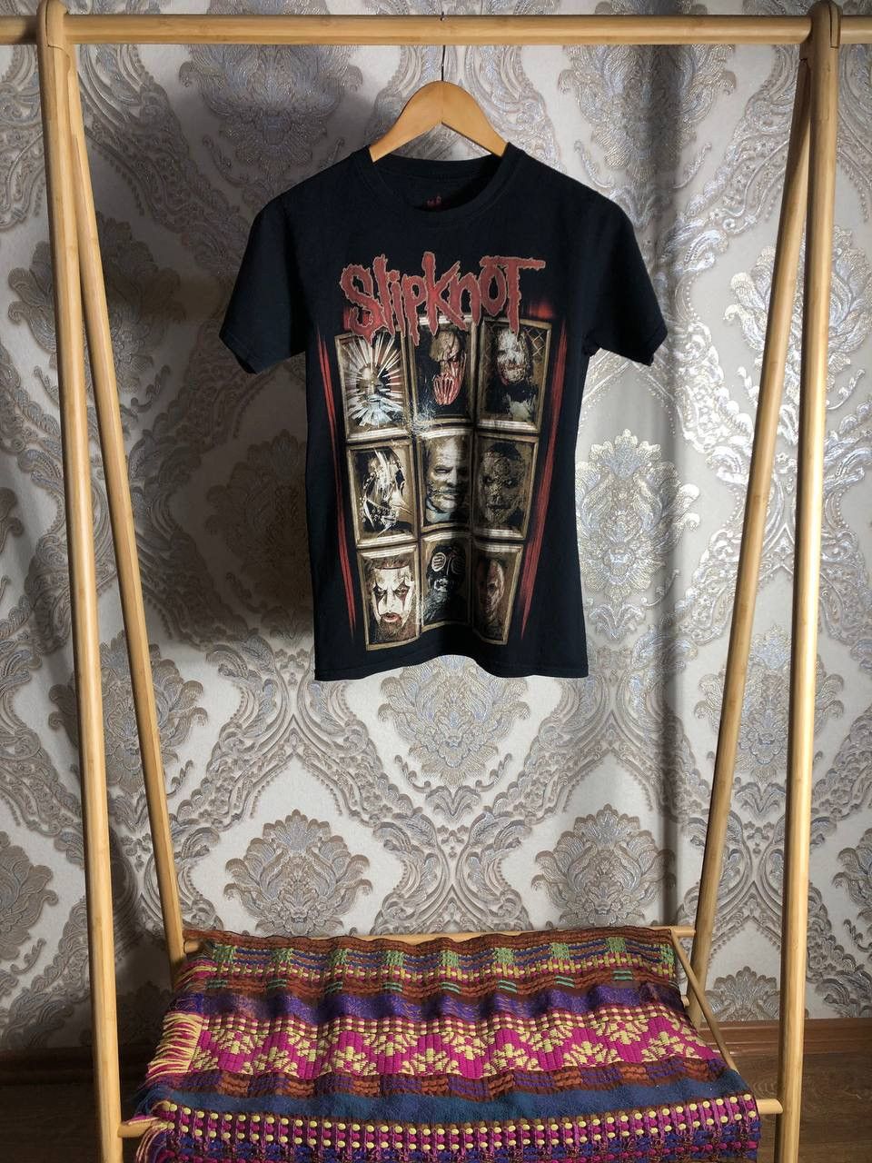 Slipknot × Vintage VERY RARE SLIPKNOT DOUBLE PRINTED WORLD TOUR ROCK T-SHIRT Size US S / EU 44-46 / 1 - 1 Thumbnail