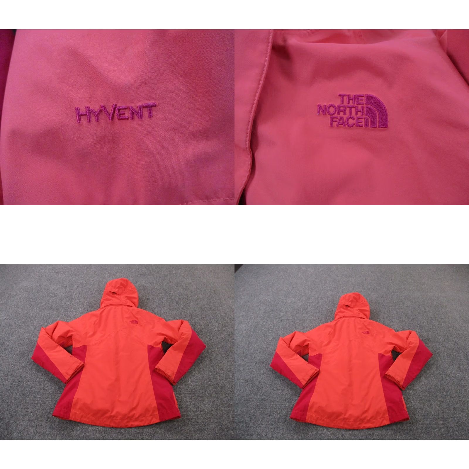 The North Face The North Face Jacket Women M Orange Shell Hyvent 2 in 1 Outdoors Rain Hiking Skiing Size M / US 6-8 / IT 42-44 - 9 Thumbnail