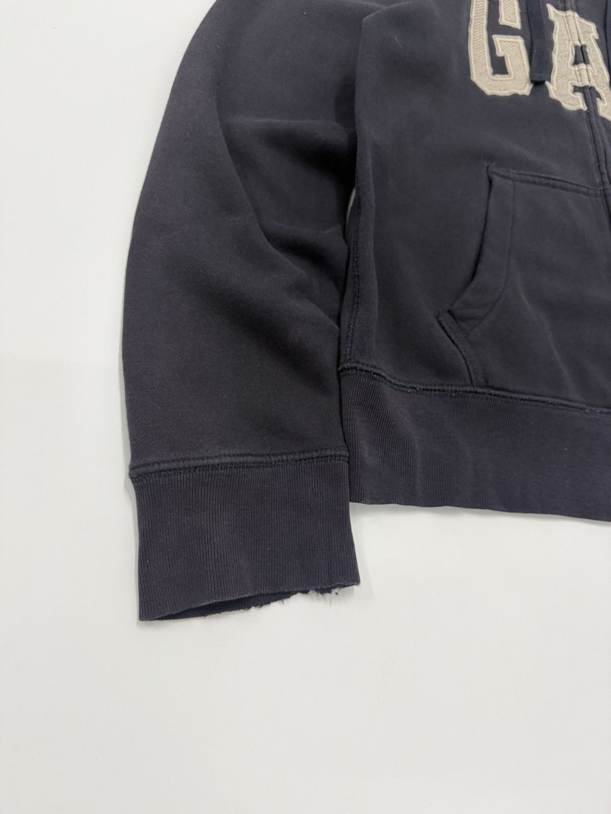 Gap 🔥 Distressed GAP Streetwear Hoodie Sunfaded Blue - XS Size US XS / EU 42 / 0 - 3 Thumbnail