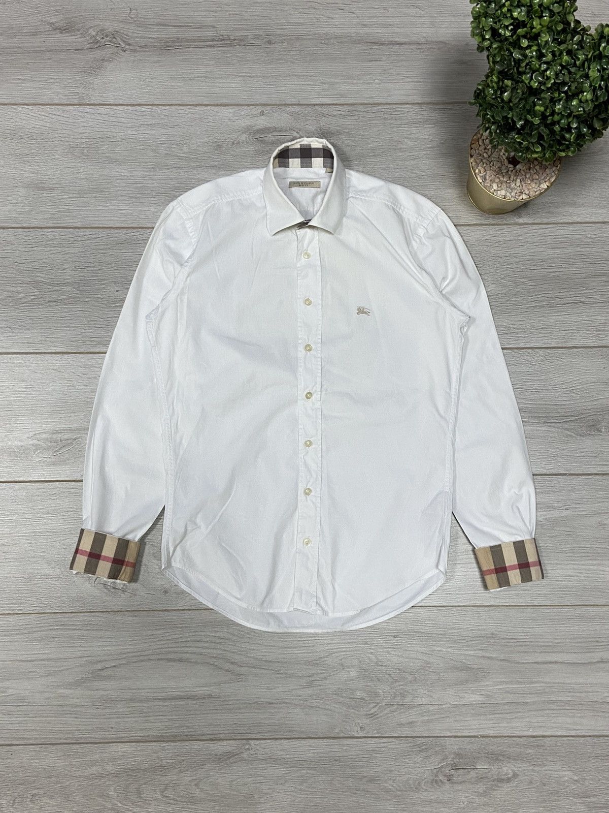 Burberry Brit vintage shirt nova check buttons