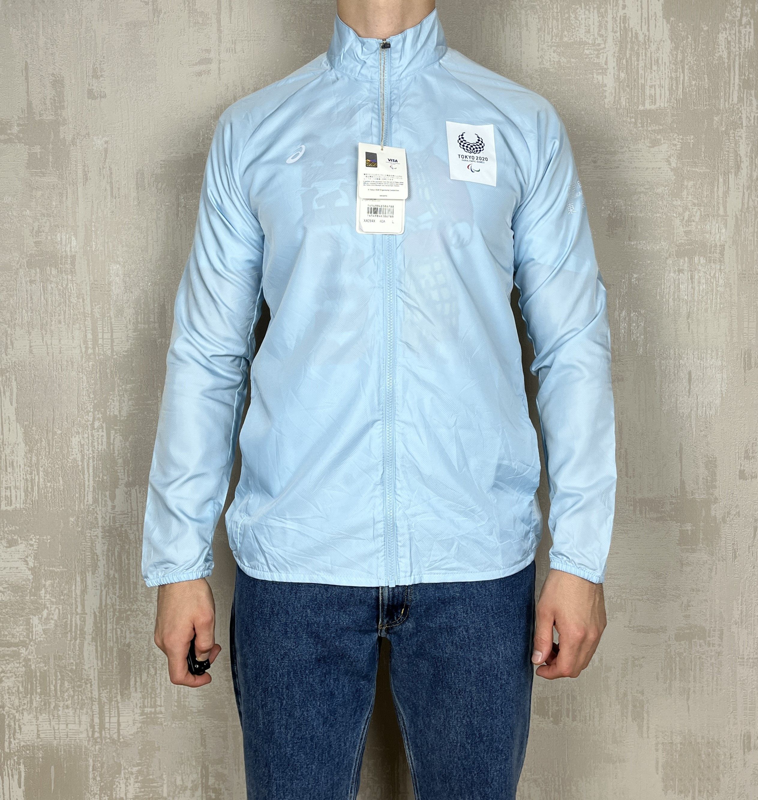 Asics Asics Tokyo Paralympic Games 2020 Wind Windbreaker Jacket Size US L / EU 52-54 / 3 - 3 Thumbnail