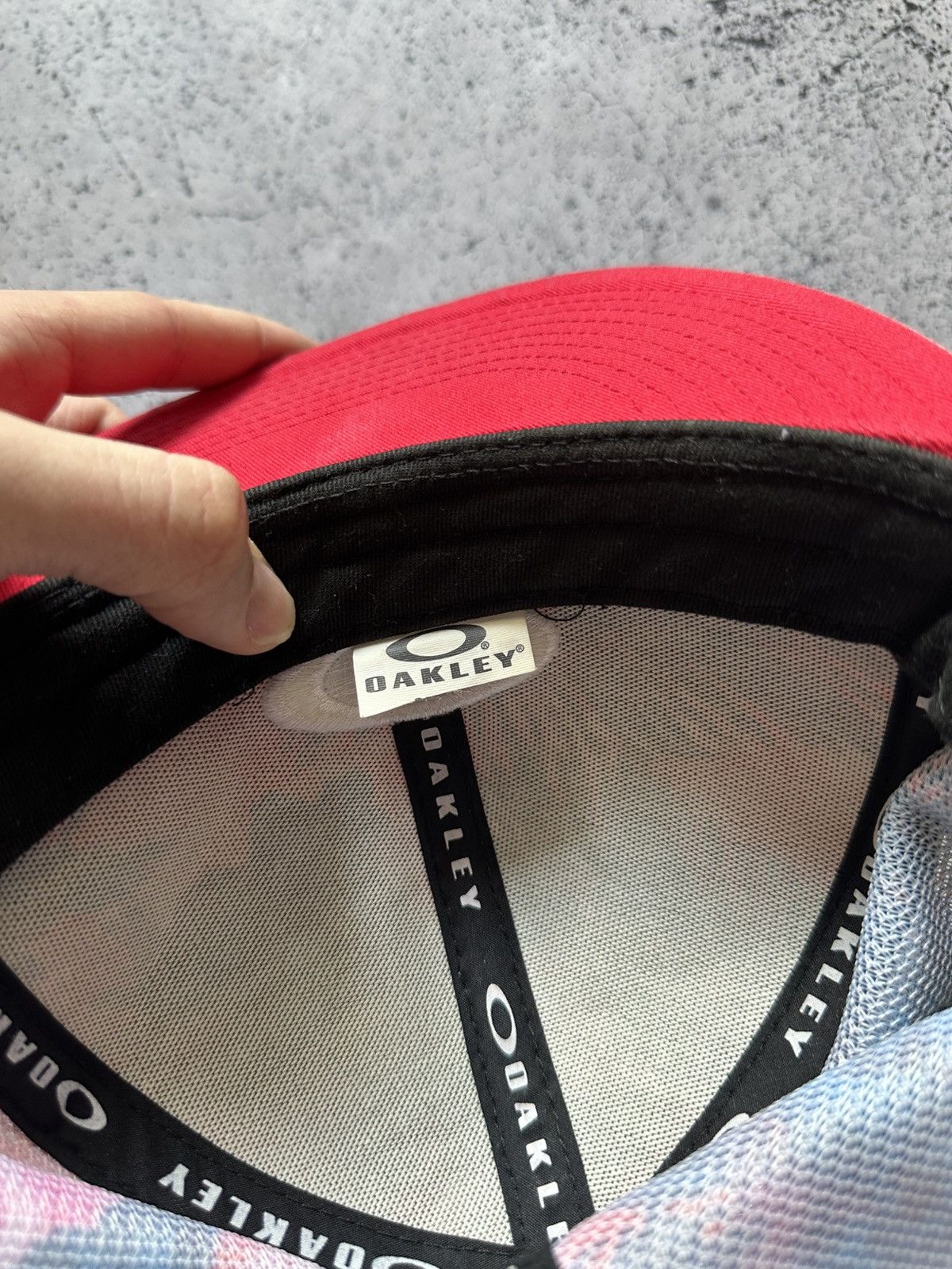 Oakley Vintage Oakley Cap 5 panel Hat Embroidered Big Logo Y2K USA Size ONE SIZE - 6 Thumbnail