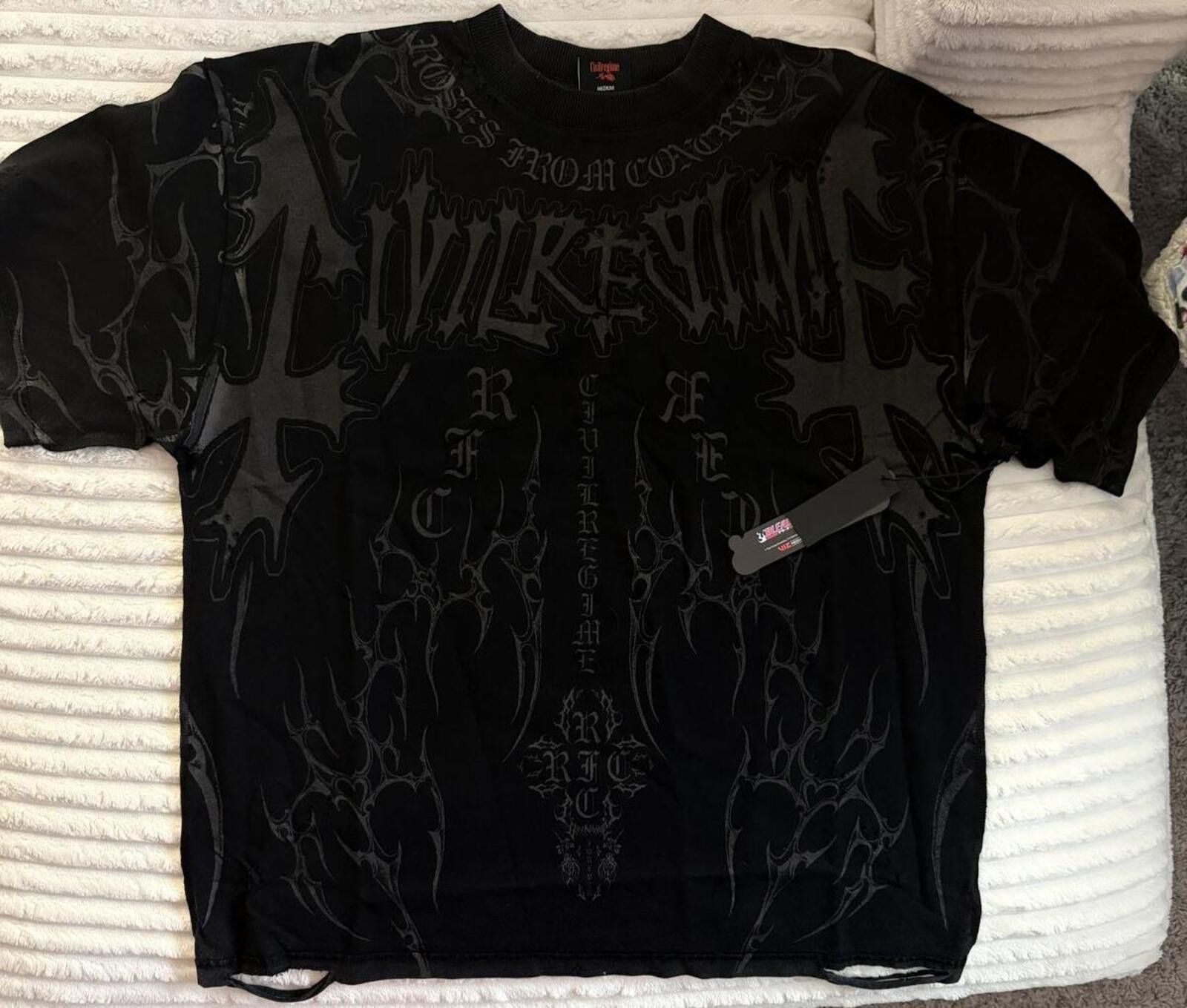 Civil Regime Civil Regime x Bleach To The Max Size Medium Oversized Size US M / EU 48-50 / 2 - 2 Thumbnail