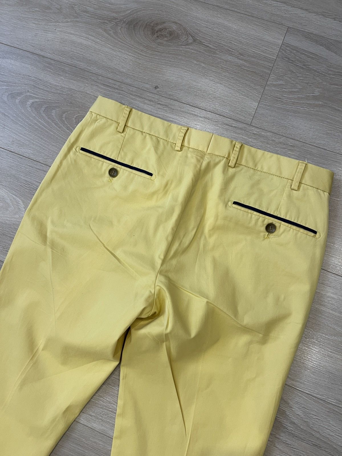 Hiltl HILTL Men's Teaker-S Chino Trousers Yellow Cotton pants us34 Size US 34 / EU 50 - 7 Thumbnail