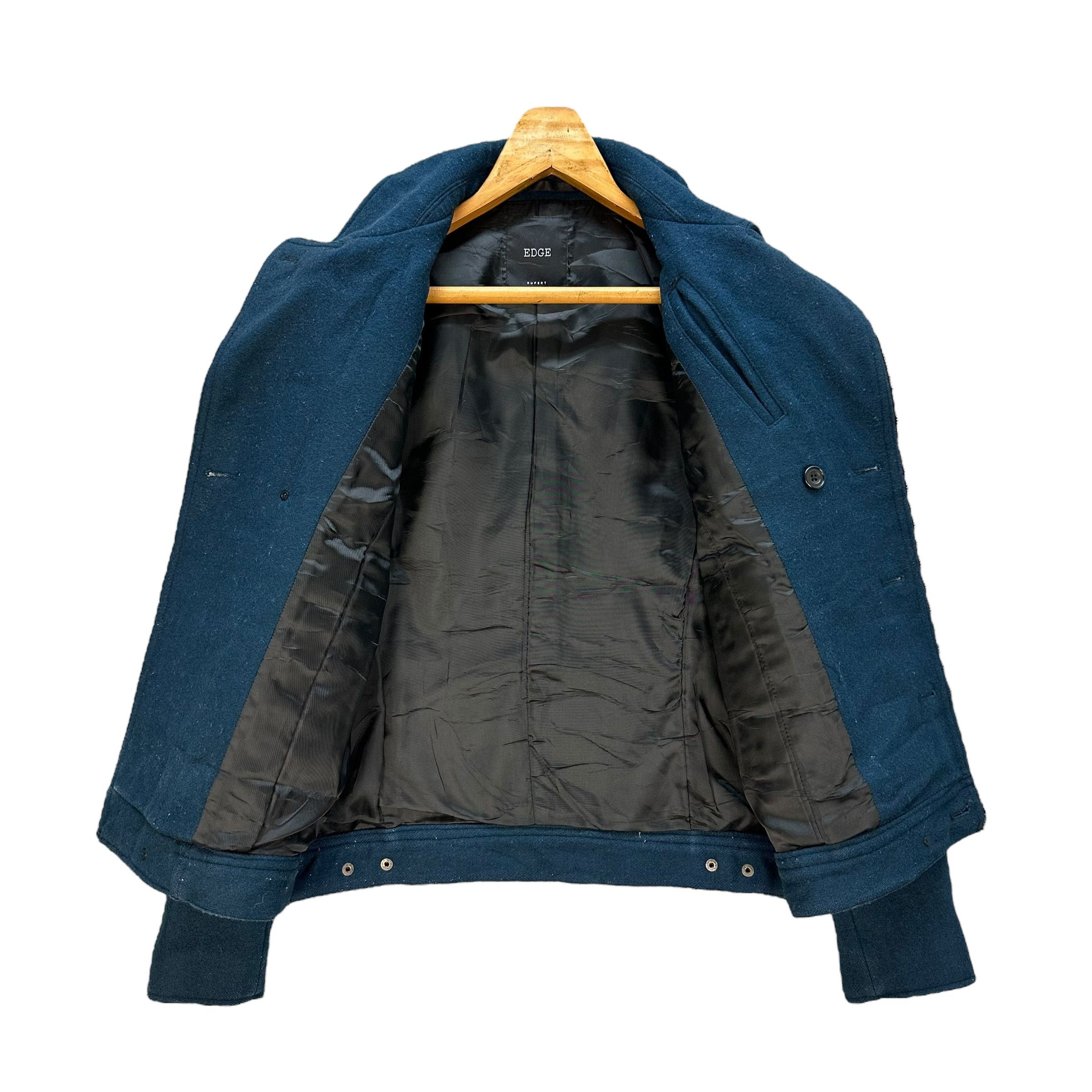 Japanese Brand EDGE Rupert Double Collar & Breasted Jacket #A24-0549 Size US S / EU 44-46 / 1 - 7 Thumbnail