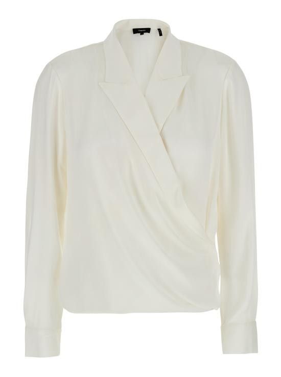 Theory THEORY Women Shirts O1102503C05 White Size M / US 6-8 / IT 42-44 - 1 Thumbnail