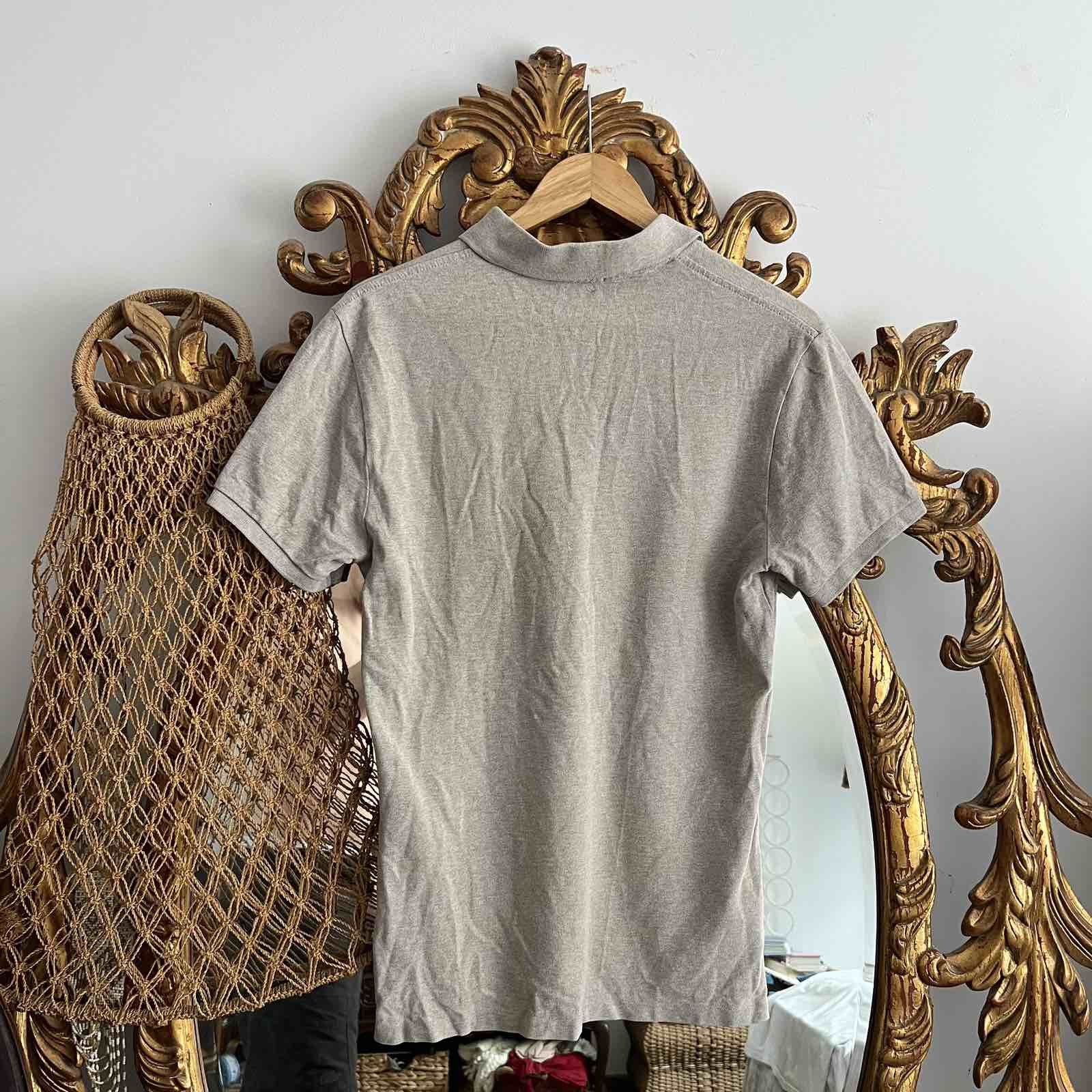 Polo Ralph Lauren Rare Polo Ralph Lauren Gray Polo Tshirt Sz M Size US M / EU 48-50 / 2 - 2 Thumbnail