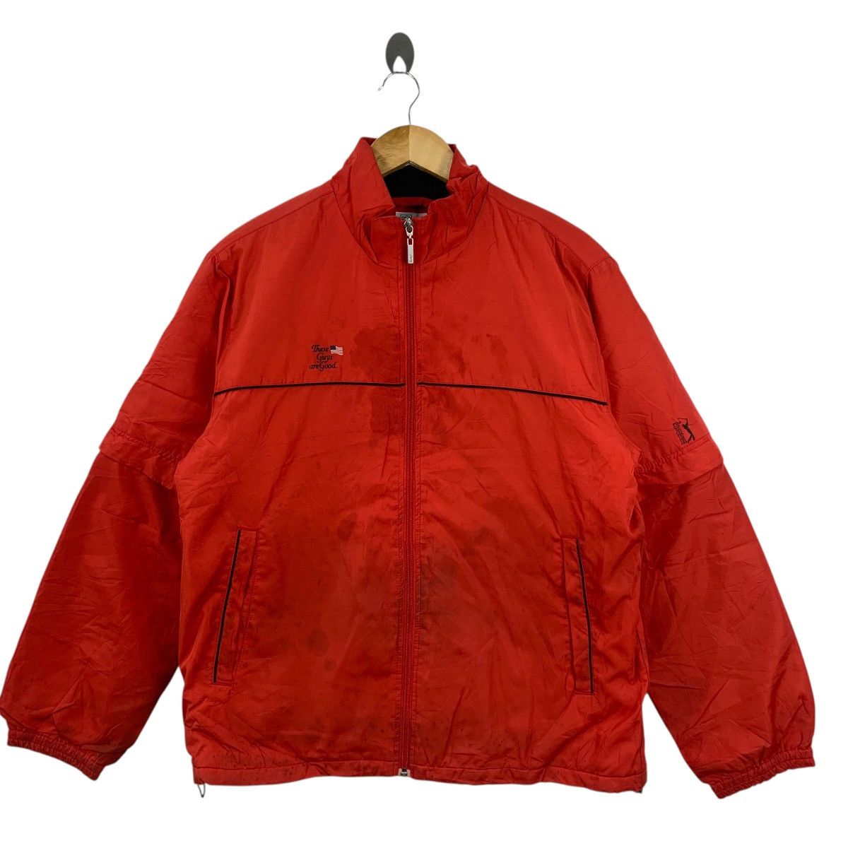 PGA Tour Vintage PGA TOUR GOLF Tiger Woods Puffer Jacket Bomber Size US L / EU 52-54 / 3 - 5 Thumbnail