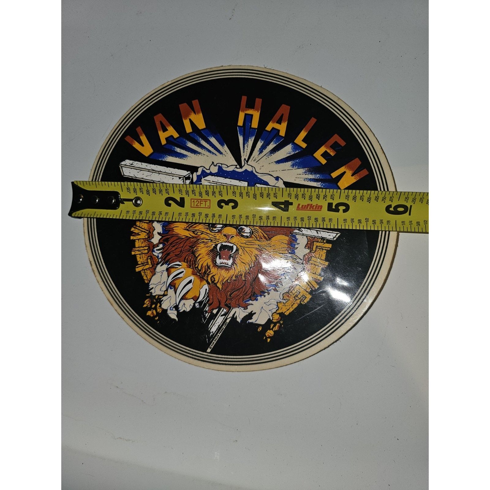 The Unbranded Brand Vintage Van Halen Sticker Tour Of The World 1984 Decal NEW Size ONE SIZE - 3 Thumbnail
