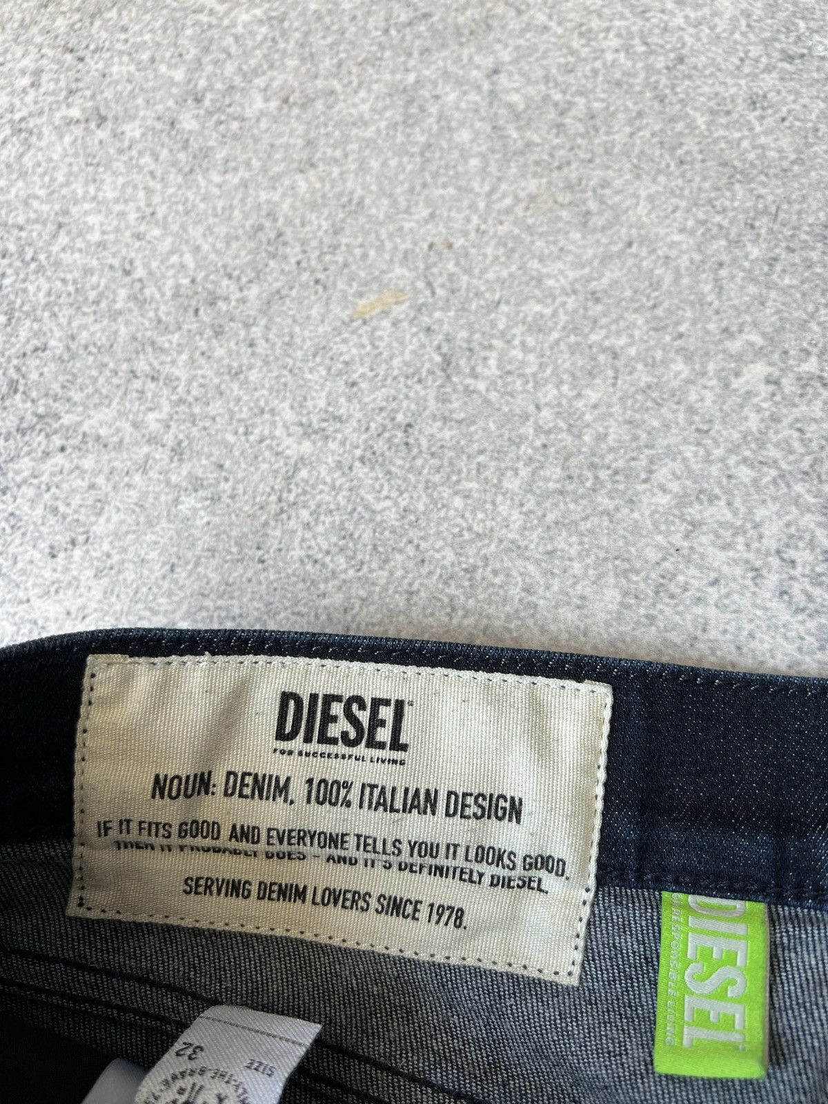 Diesel × Vintage Vintage Diesel D-Strukt Archival Denim Pants Size US 32 / EU 48 - 8 Thumbnail