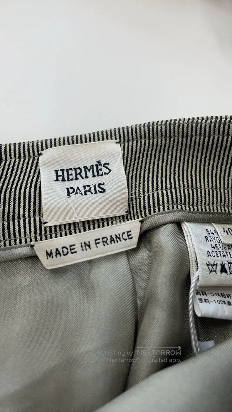 Hermes Hermes Striped skirt Size 26" / US 2 / IT 38 - 3 Thumbnail