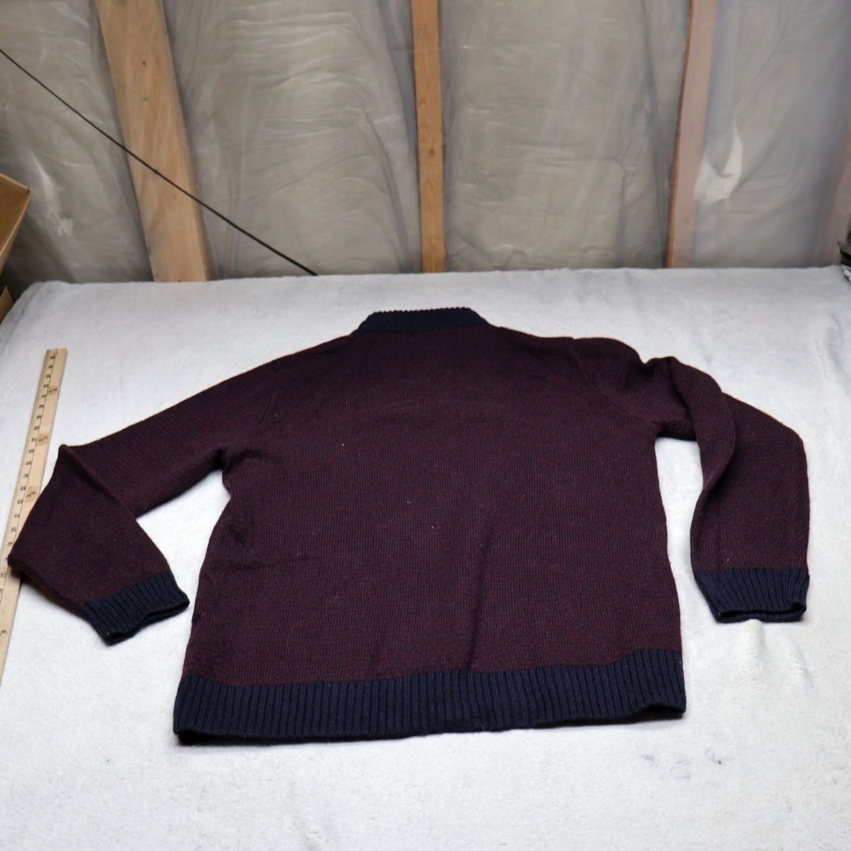 Pendleton Pendleton Mens Medium Red Shetland Wool Quilted Jacket Retro Style | Cozy 1/4 Zip Pullover | Rugged Outdoor Size US M / EU 48-50 / 2 - 7 Thumbnail
