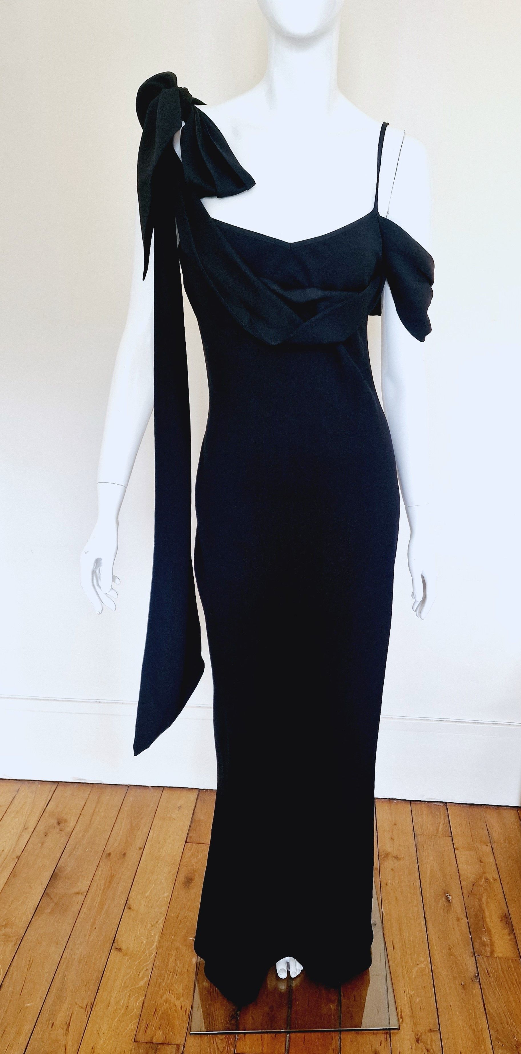John Galliano John Galliano Runway 2016 FW Look Show 3 Black Dress Size M / US 6-8 / IT 42-44 - 4 Thumbnail