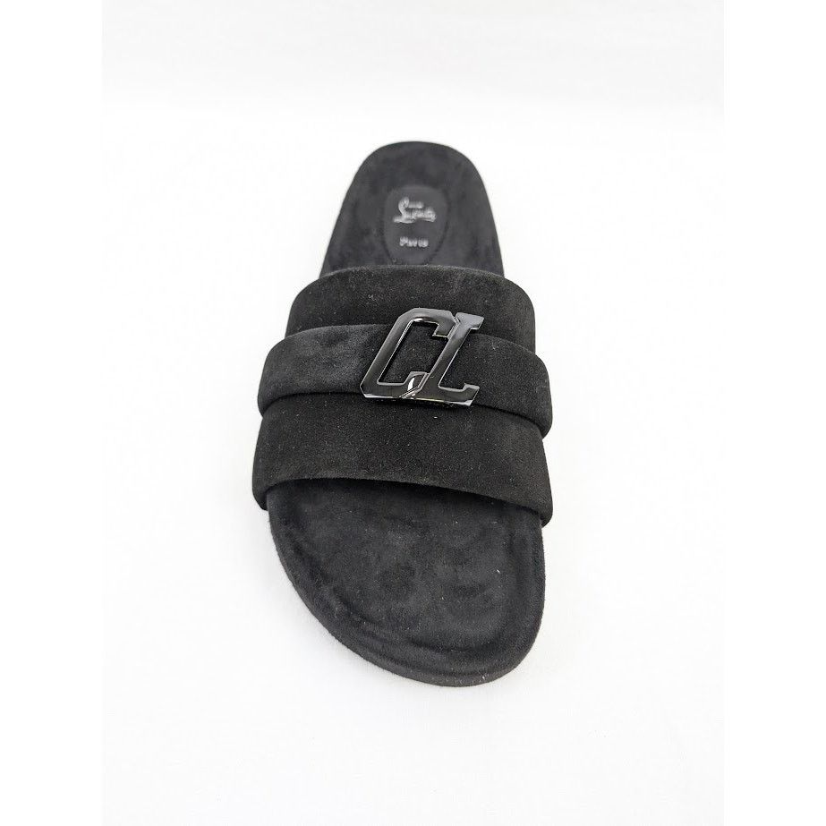 Christian Louboutin o1rshd1 Crosta Varsimule Bizz Flat in Black Size US 11 / EU 44 - 6 Thumbnail