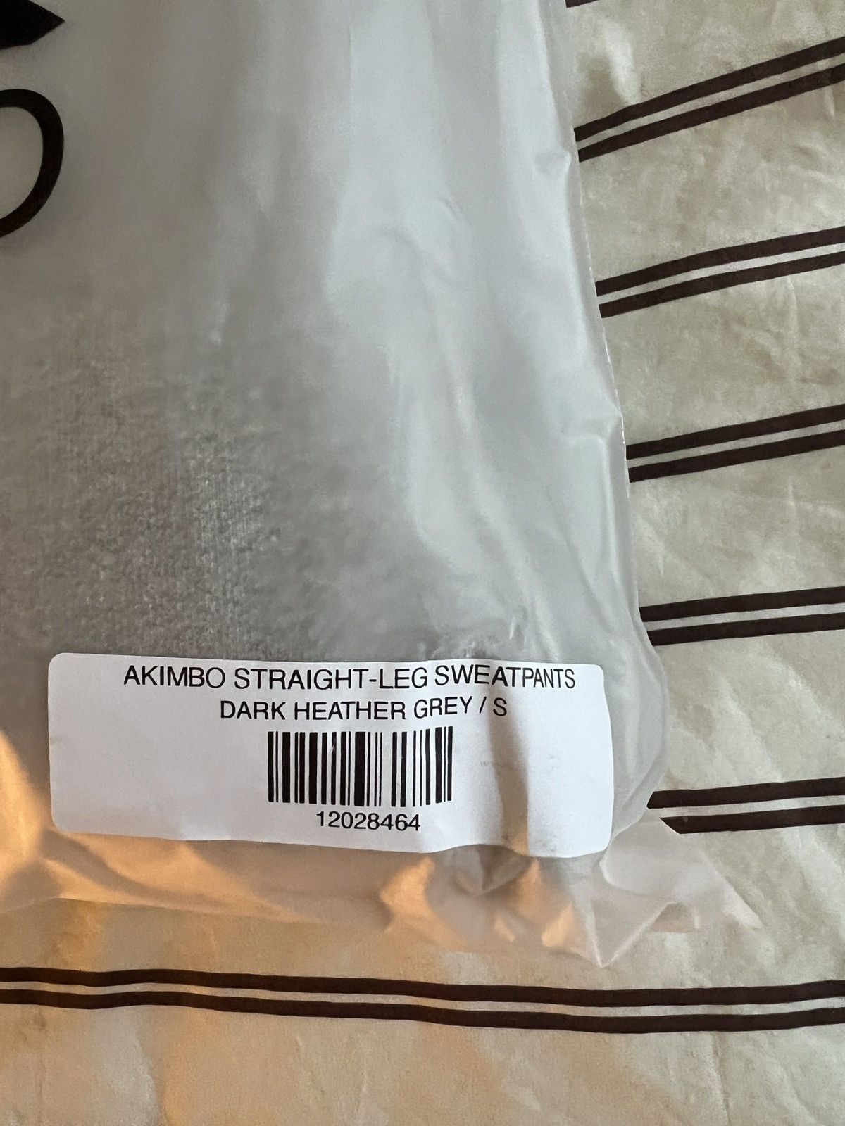 Akimbo Club Akimbo Club Straight Leg Sweatpants Dark Heather Grey Small Size US 29 - 2 Thumbnail