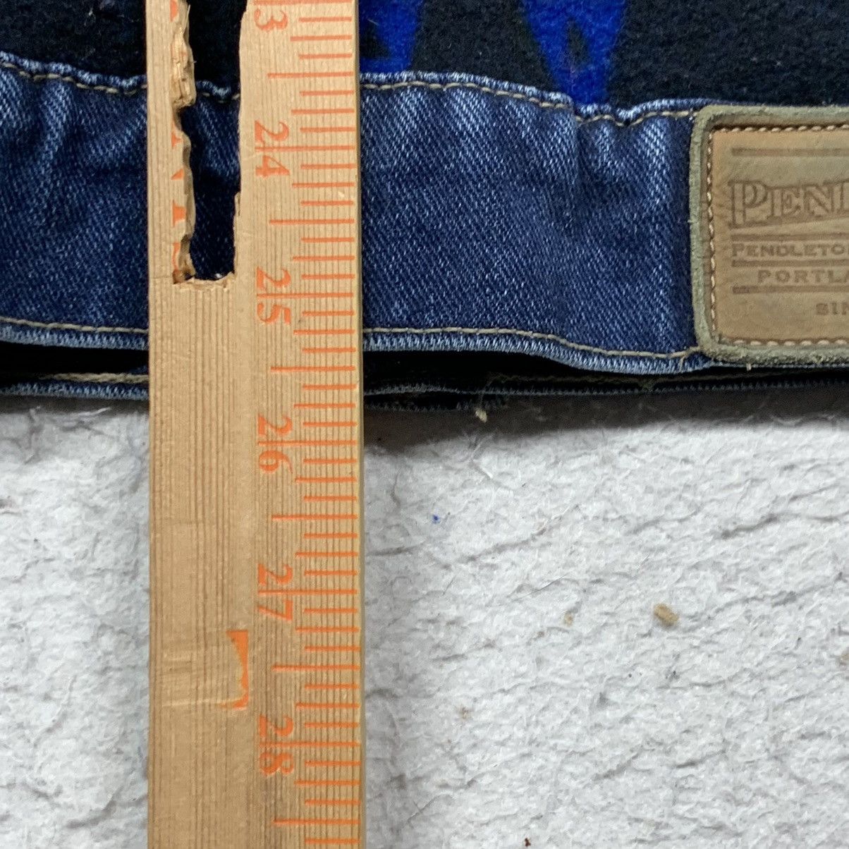 Pendleton Vintage Pendleton Mens XL Western Wear Aztec Denim Jacket Size US XL / EU 56 / 4 - 11 Thumbnail