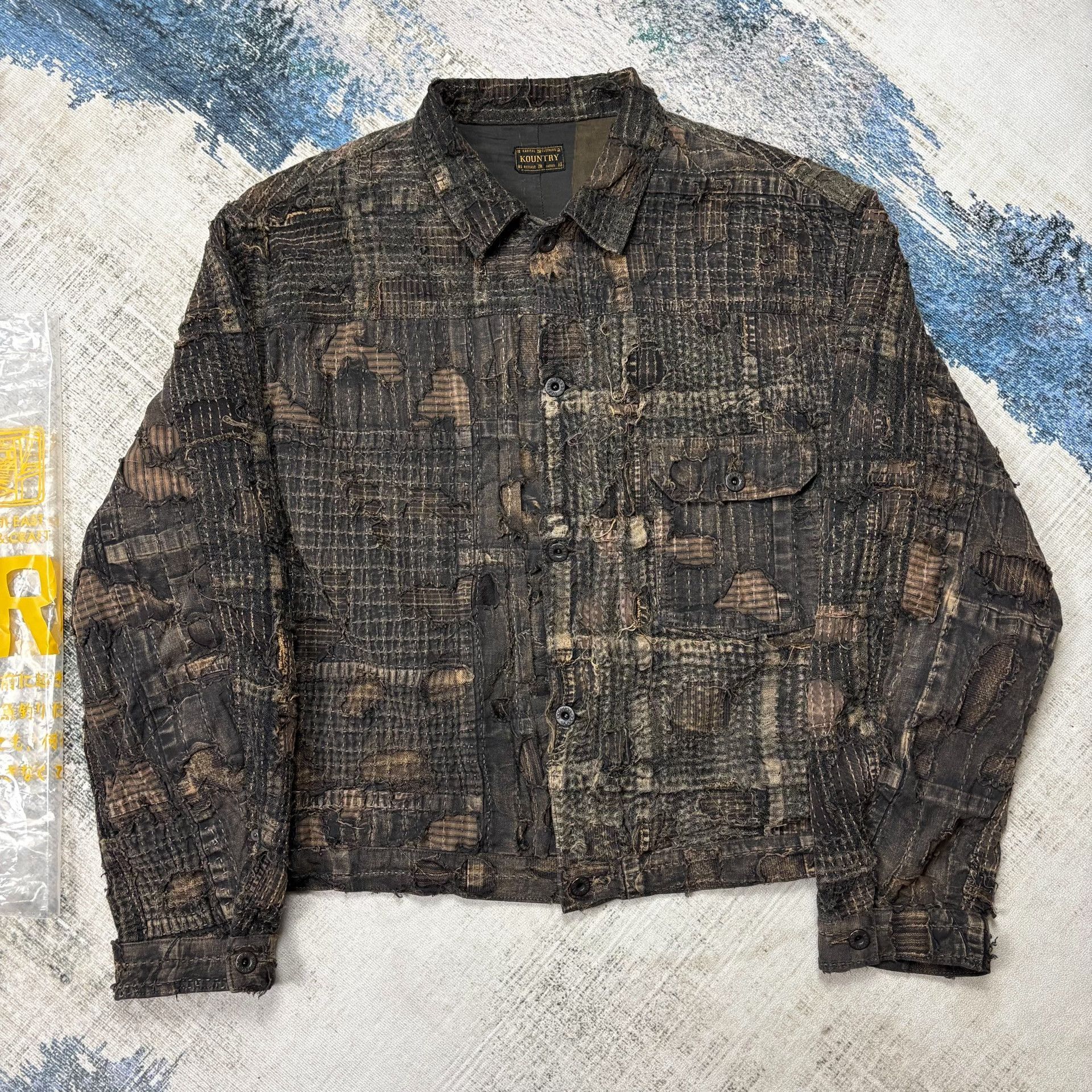Kapital KAPITAL 25SS BORO Denim Jacket Size US XXL / EU 58 / 5 - 1 Thumbnail