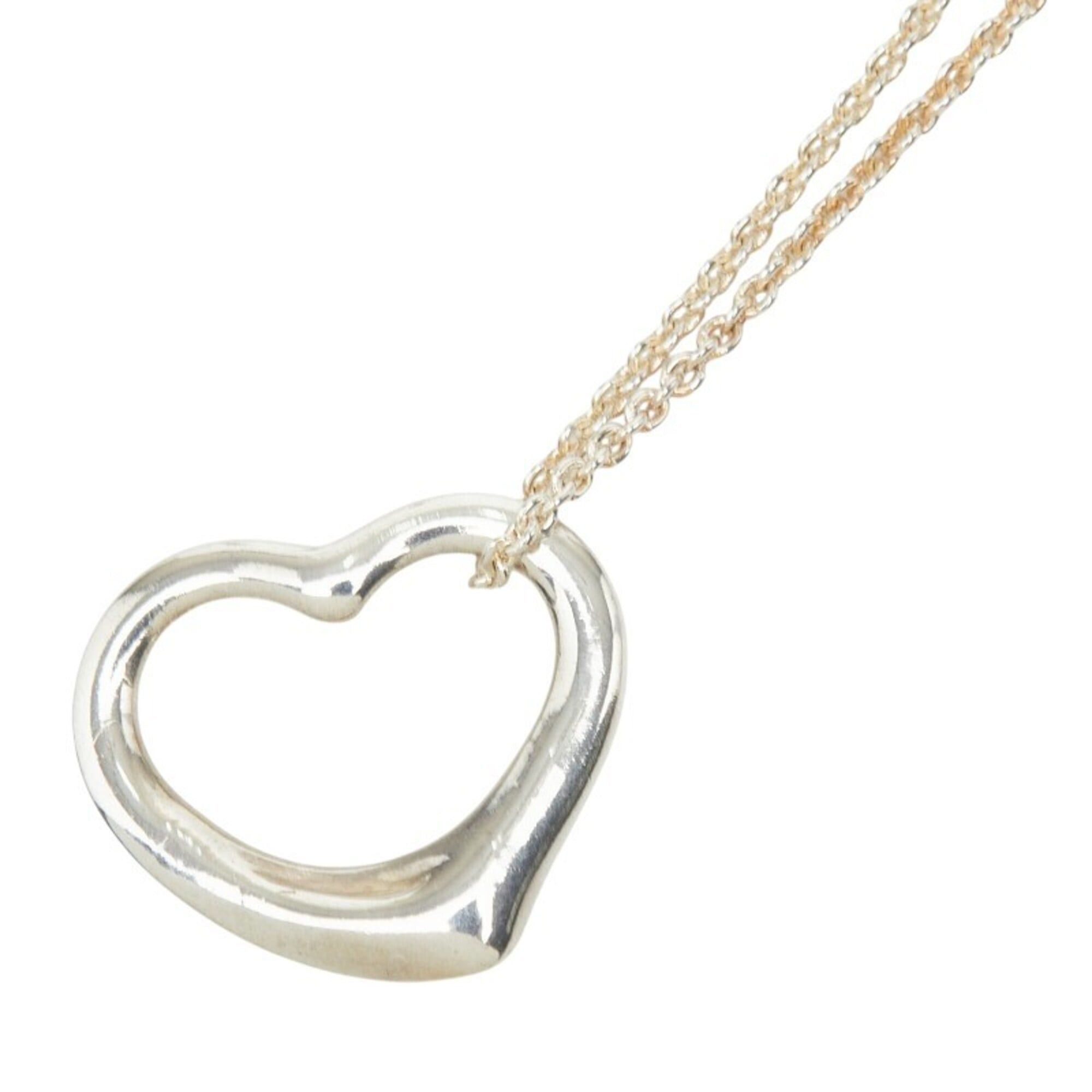 Tiffany & Co. Tiffany & Co. Peretti Open Heart Necklace, SV925 Silver, Women's. Size ONE SIZE - 1 Thumbnail