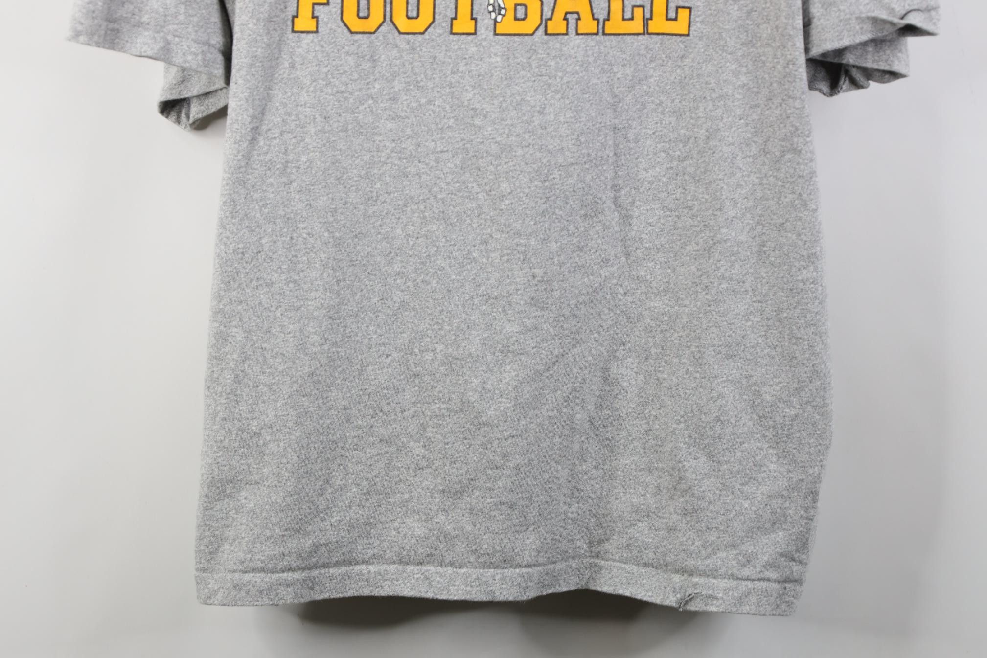 Vintage Vintage 90s University of Iowa Football Heavyweight T-Shirt Size US XXL / EU 58 / 5 - 3 Thumbnail