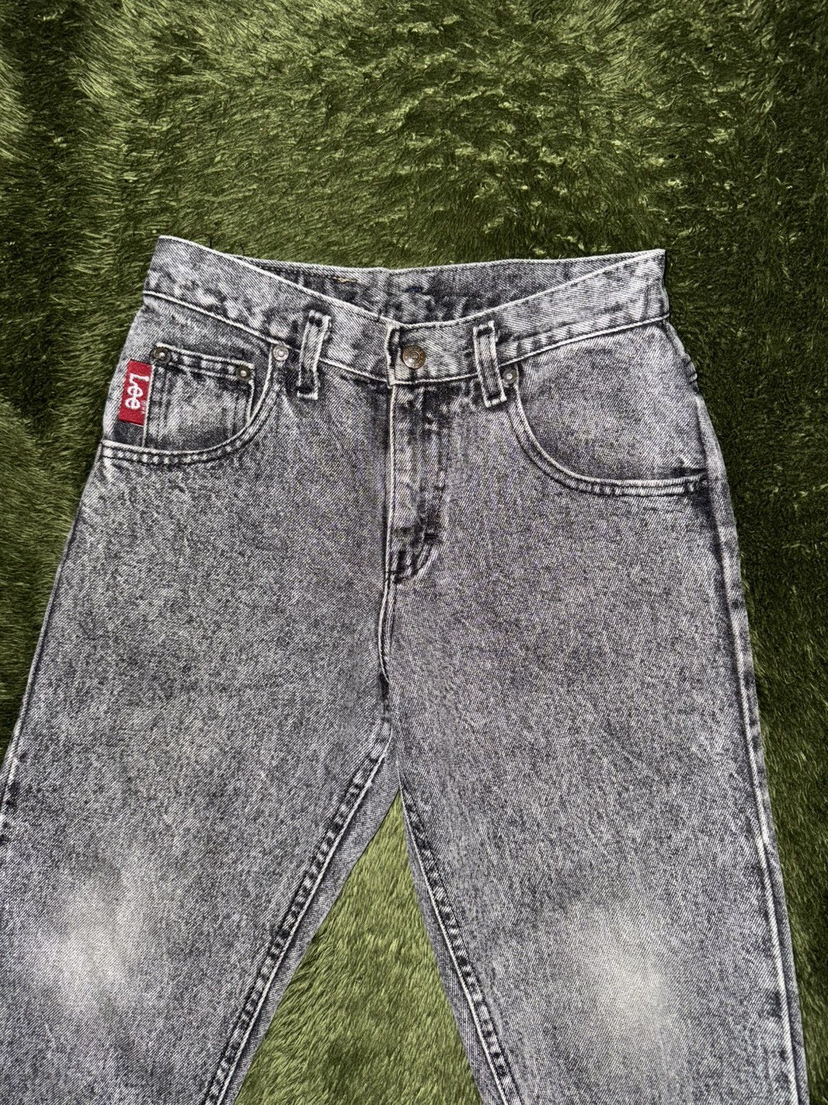 Lee [27] 90s LEE Made in USA Stone-Wash Denim Pants Size US 27 - 5 Thumbnail
