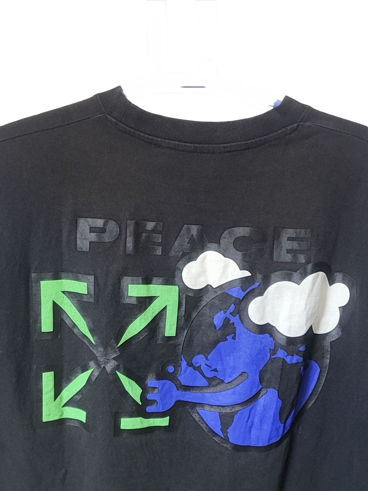 Off-White Off-White Peace Worldwide T-shirt Size US XS / EU 42 / 0 - 3 Thumbnail