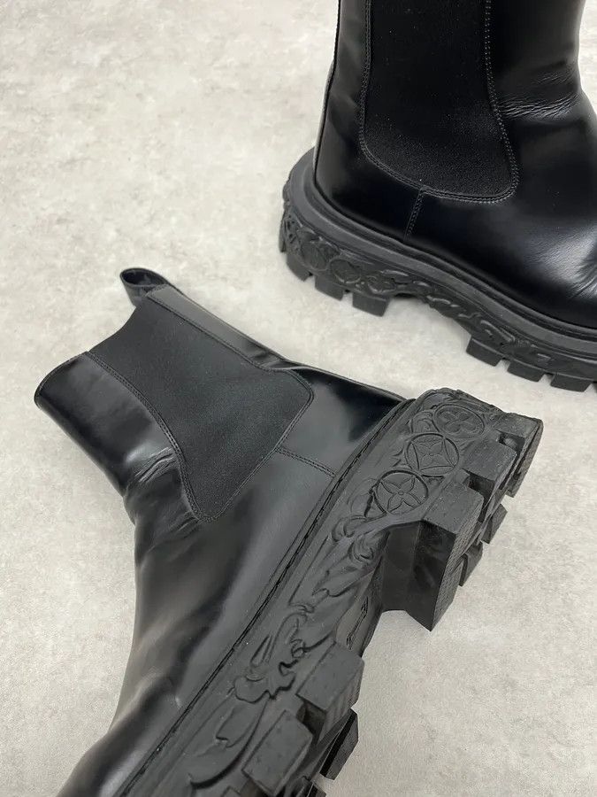 Louis Vuitton AW2022 Louis Vuitton Ornamented Sole Black Boots Size US 9 / EU 42 - 4 Thumbnail