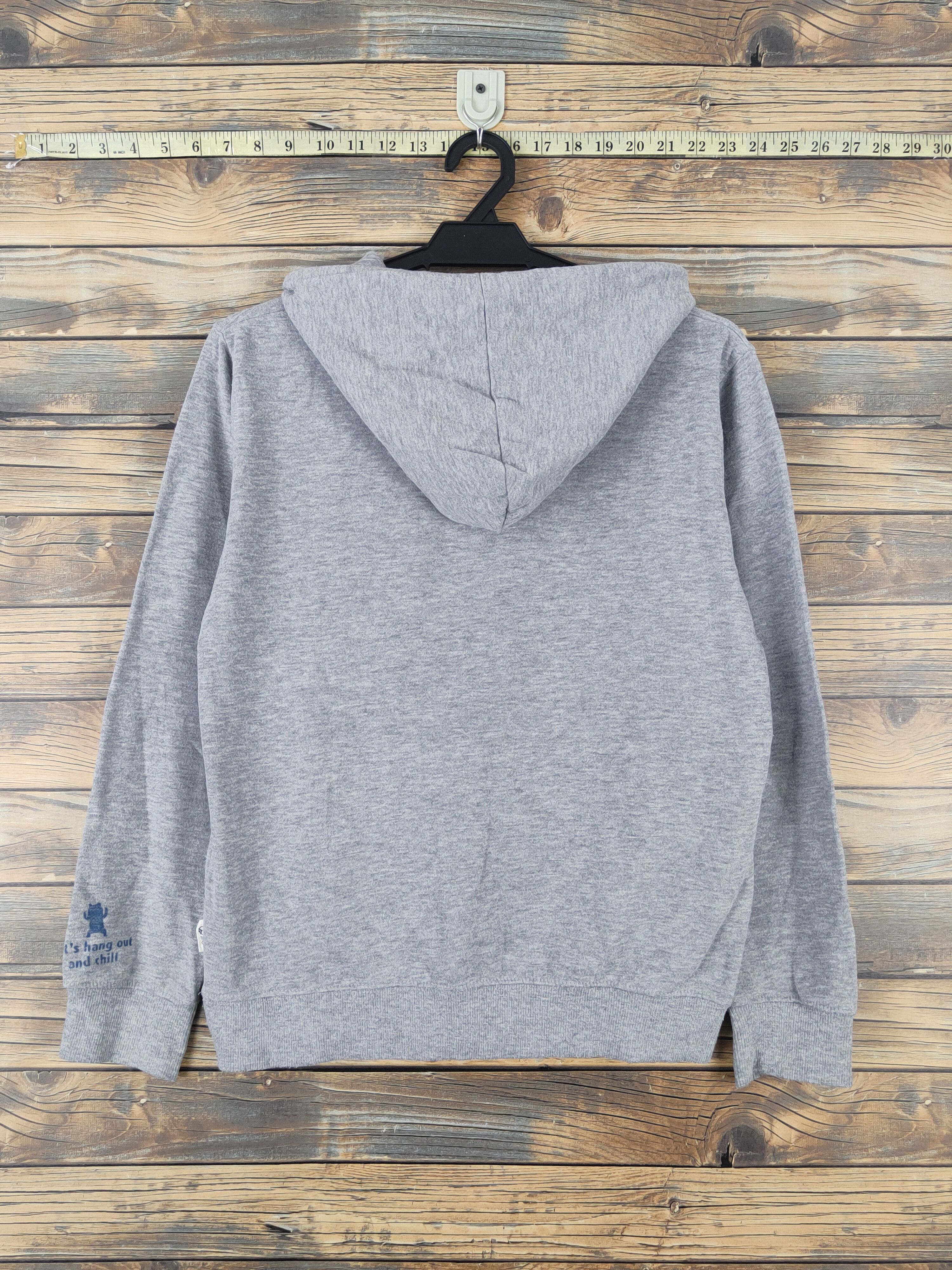 Japanese Brand × Vintage ZooMac Gray Hoodie Sweatshirts #W1138 Size US S / EU 44-46 / 1 - 10 Thumbnail