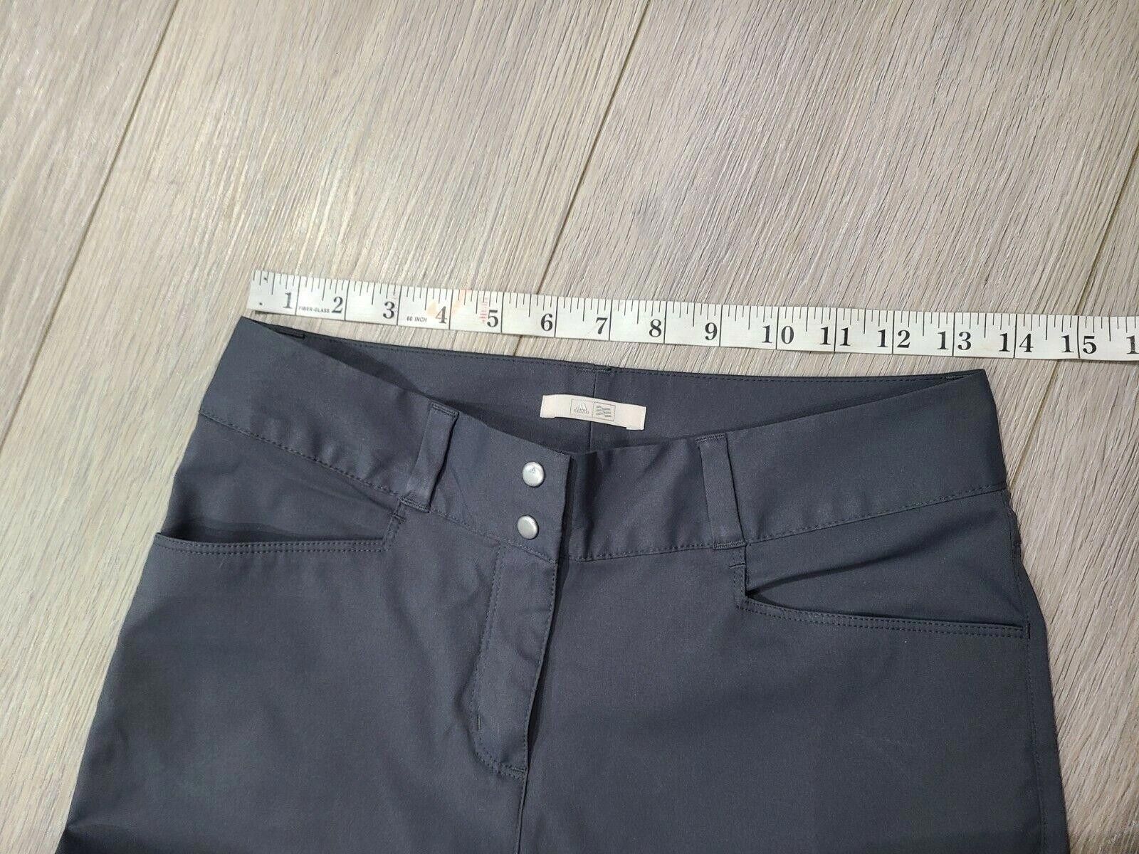 Adidas Adidas Capris Womens Size 2 Two Button Closure gray flat Size 26" / US 2 / IT 38 - 6 Thumbnail