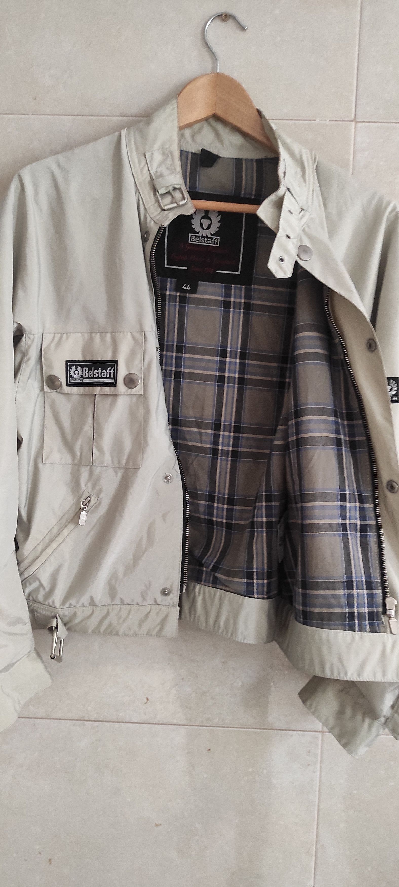 Belstaff Belstaff Nylon Beige Biker Motorcycle Jacket Size 44 Size US S / EU 44-46 / 1 - 13 Thumbnail