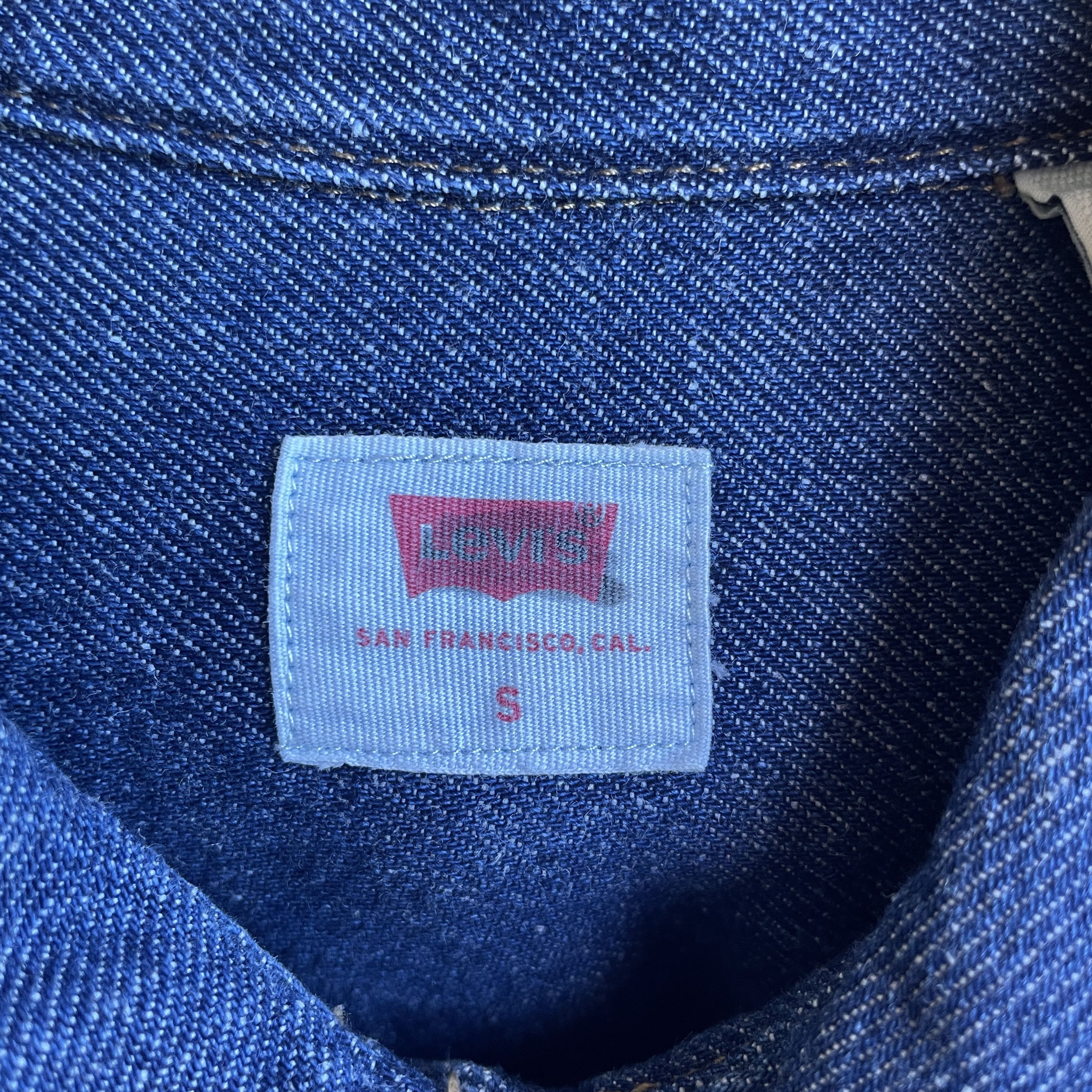 Levi's Levi's Womens Oversized Denim Western Shirt Size S Size S / US 4 / IT 40 - 6 Thumbnail