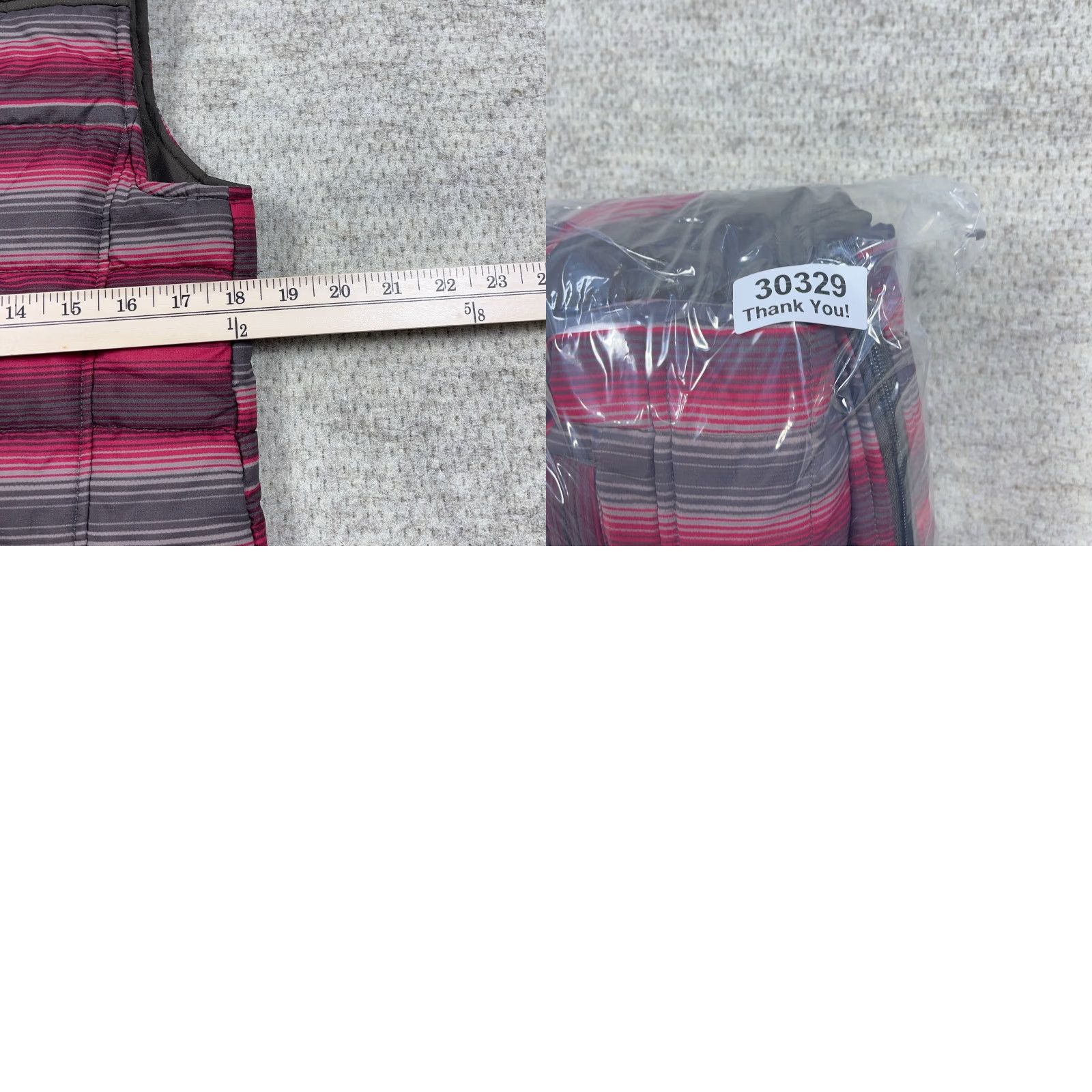 Ariat Ariat Puffer Vest Women M Pink Striped Western Aztec Jacket Vest Style, Zip, Quilted, Logo, Mid-Length, Sleeveless, Polyester Size M / US 6-8 / IT 42-44 - 9 Thumbnail