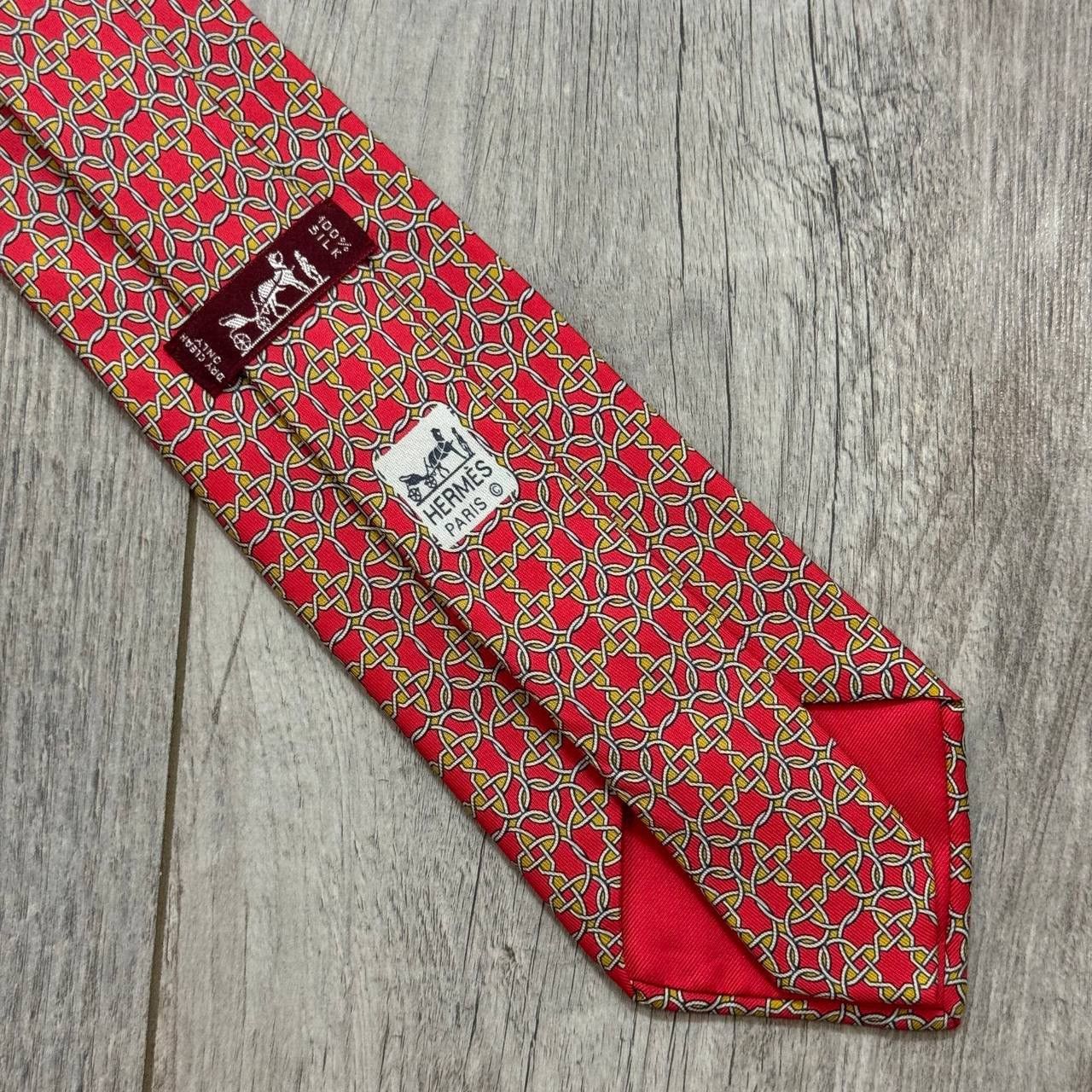 Hermes HERMES Silk Tie Size ONE SIZE - 1 Thumbnail