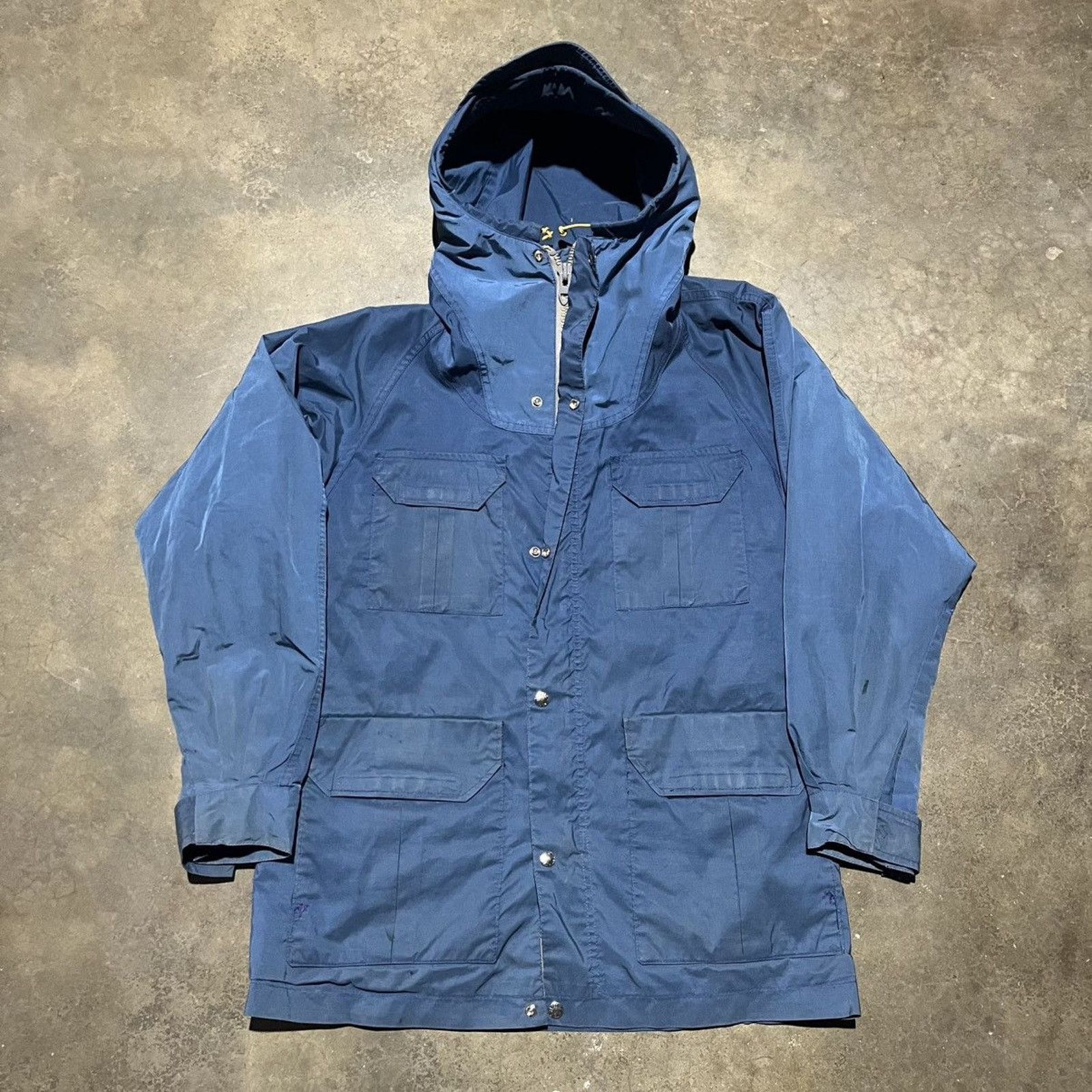The North Face × Vintage Vintage 70s The North Face Blue Parka Mountain Jacket Size US M / EU 48-50 / 2 - 1 Thumbnail