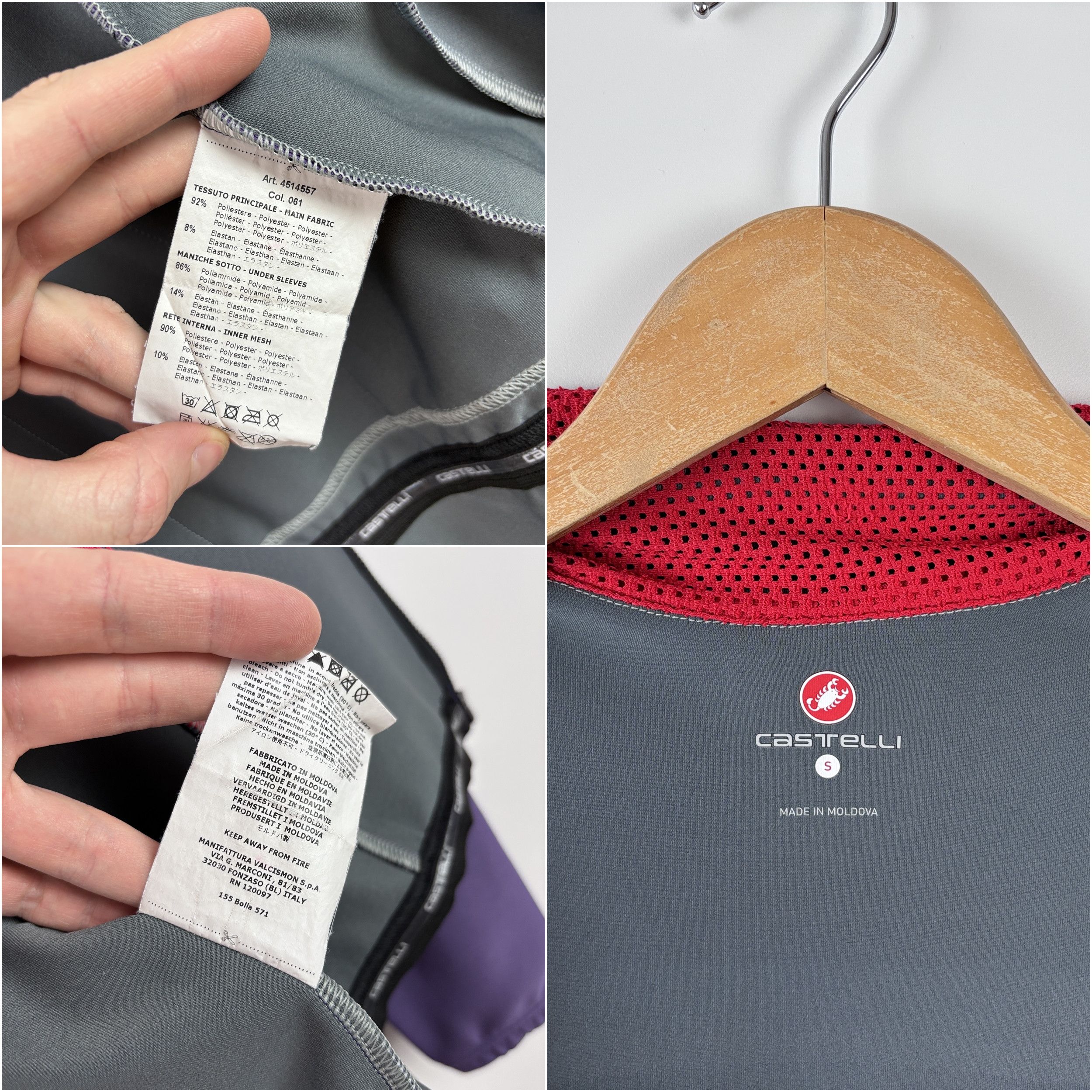 Other Castelli Rosso Corsa Gore Windstopper Cycling Jacket S Size S / US 4 / IT 40 - 9 Thumbnail