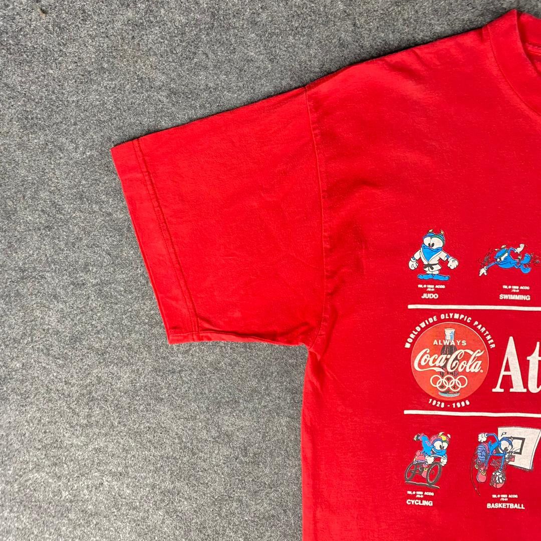Vintage Vintage 90s Coca Cola Olympic Altlanta 96 Size US L / EU 52-54 / 3 - 9 Thumbnail