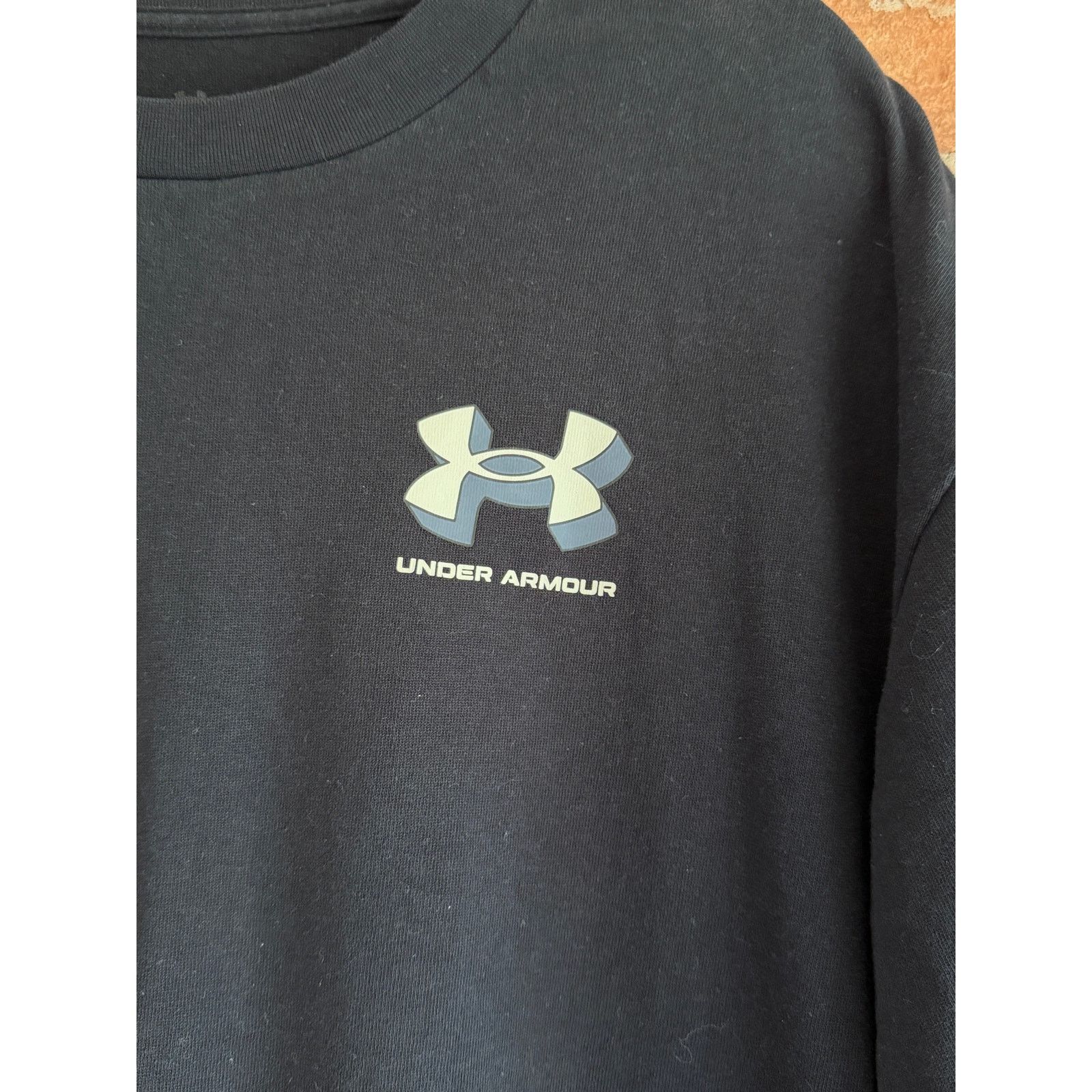 Under Armour Under Armour Logo Tee Black M Minimal Athletic Shirt Size US M / EU 48-50 / 2 - 2 Thumbnail