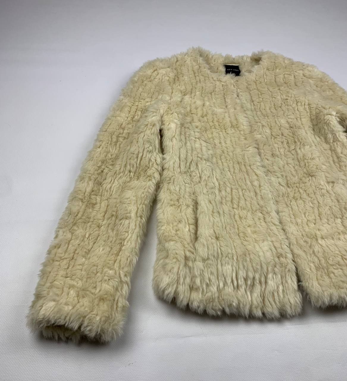 Japanese Brand Faux Fur Coat Cropped Jacket IfSixWasNine Y2K Style Size M / US 6-8 / IT 42-44 - 3 Thumbnail