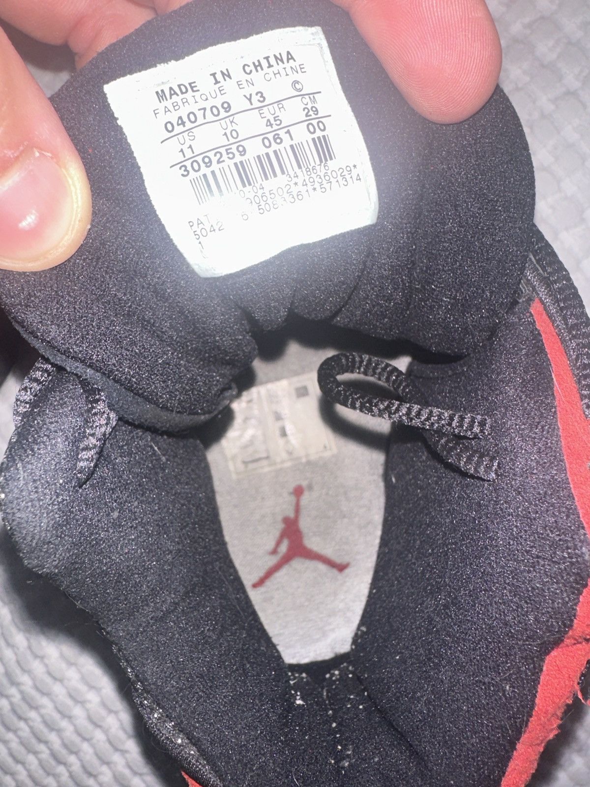 Jordan Brand Air Jordan 13 Retro 2004 Bred 2004 Size US 11 / EU 44 - 7 Thumbnail